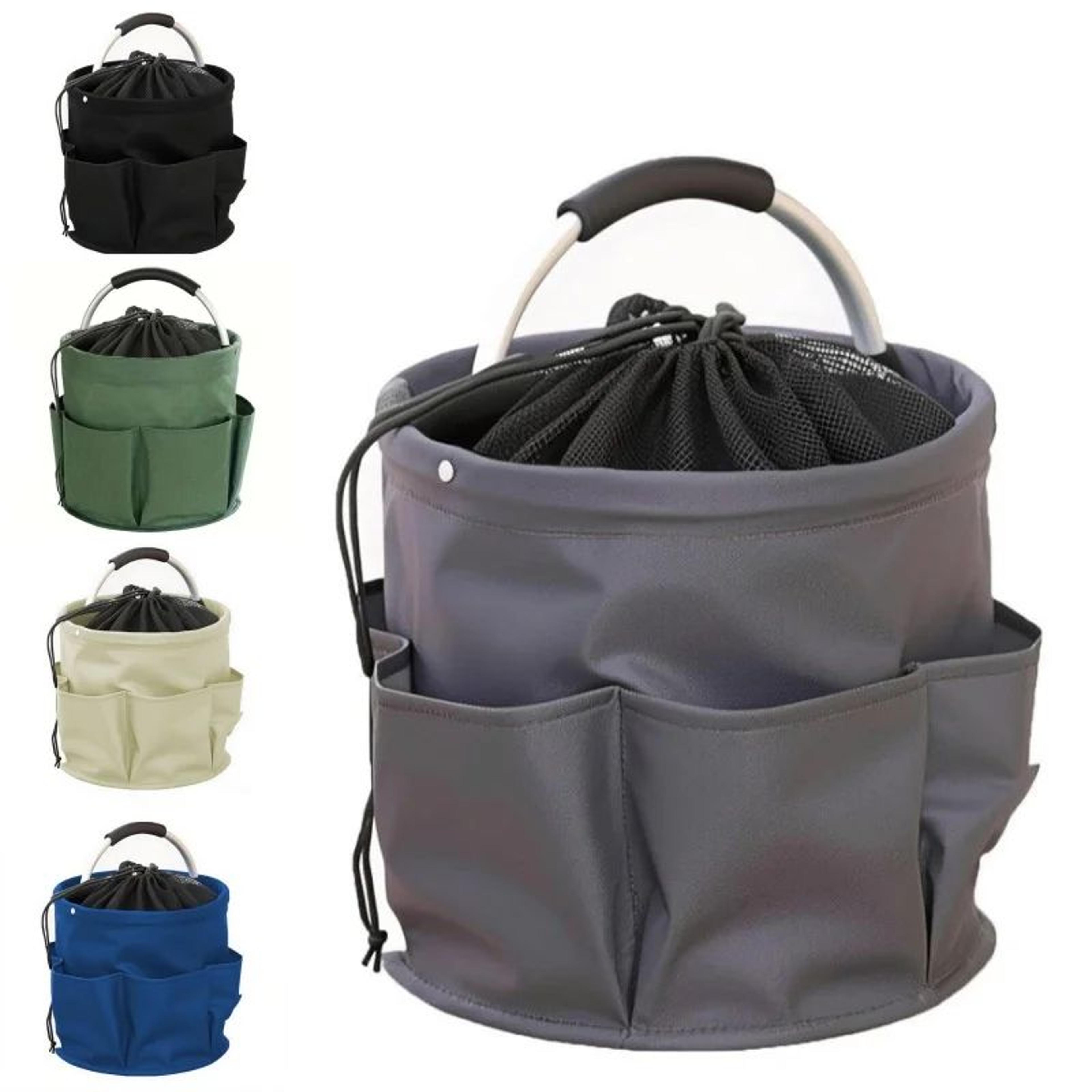 Portable Folding Outdoor Basket  Multifunctional Fabric Drawstring Carry Bag For Camping Picnic Bea 0