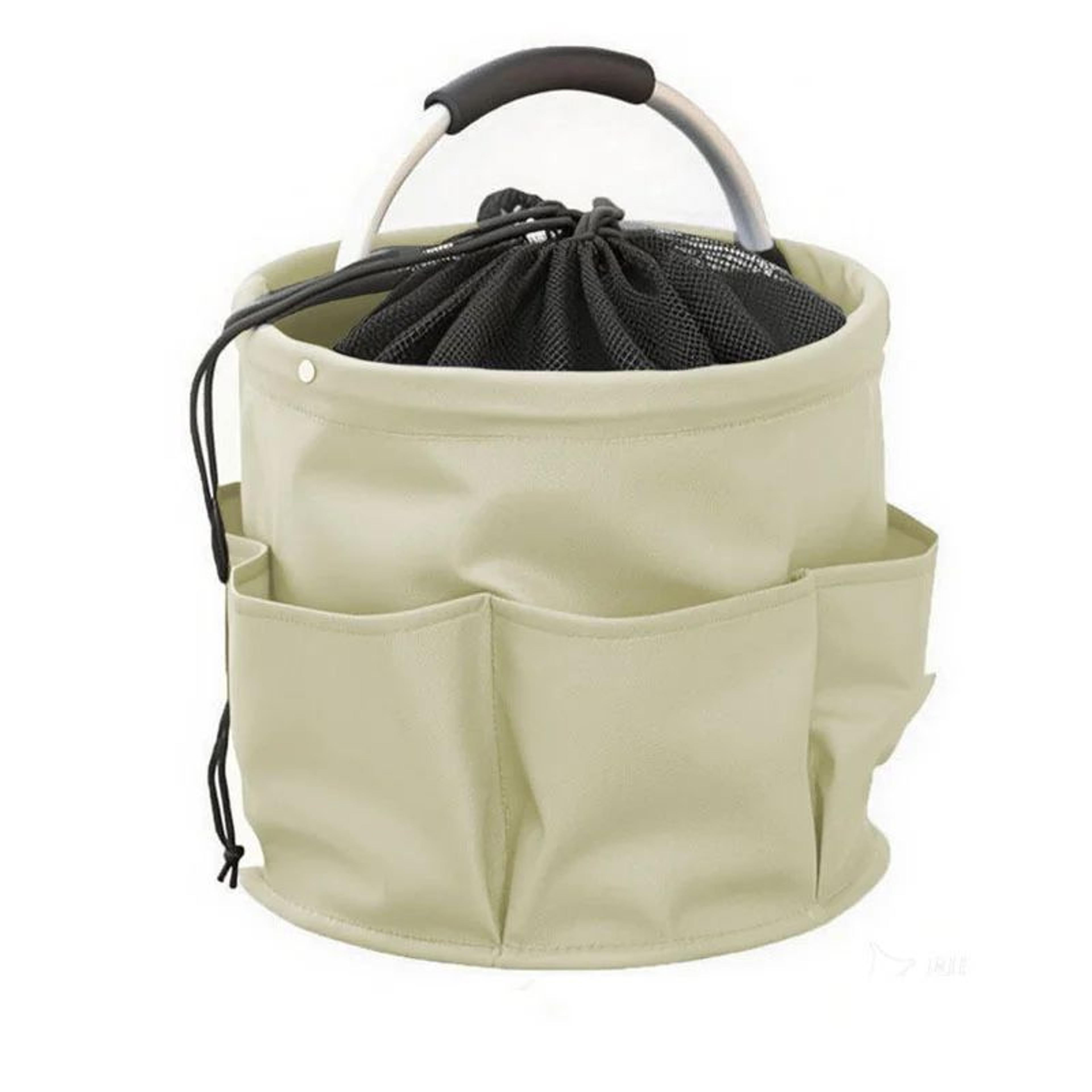 Portable Folding Outdoor Basket  Multifunctional Fabric Drawstring Carry Bag For Camping Picnic Bea 6