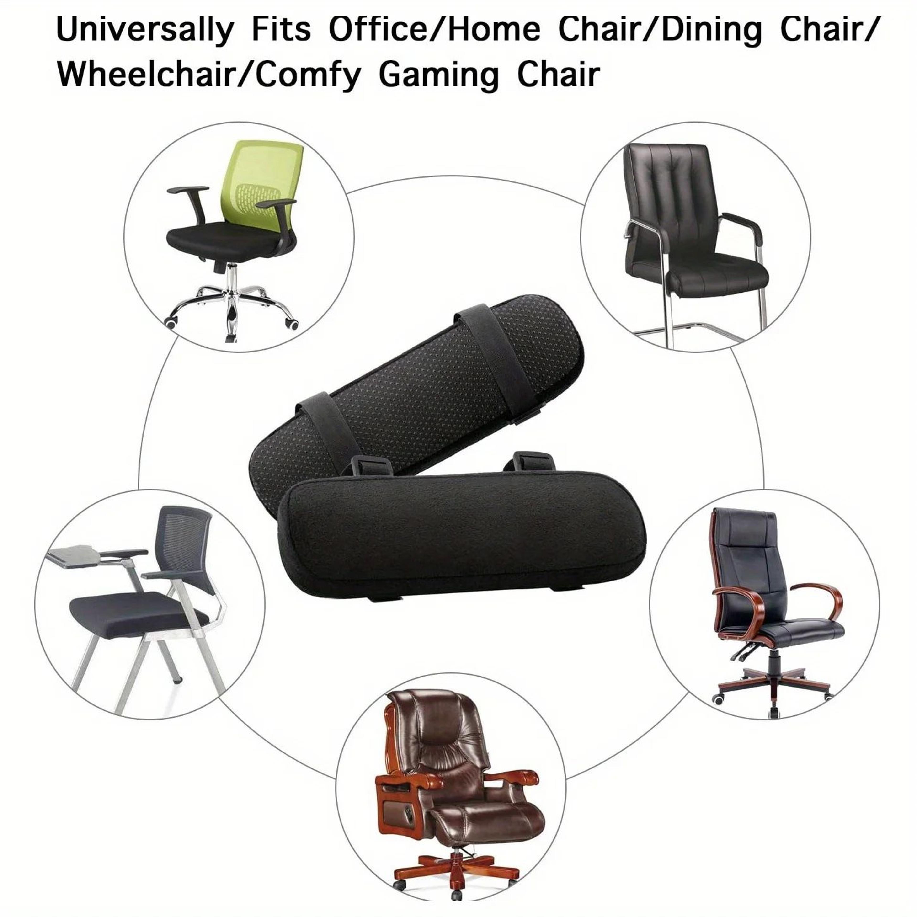 Memory Foam Chair Armrest Pad  Soft Elbow Support Cushion For Pressure Relief Universal Office  Des 3