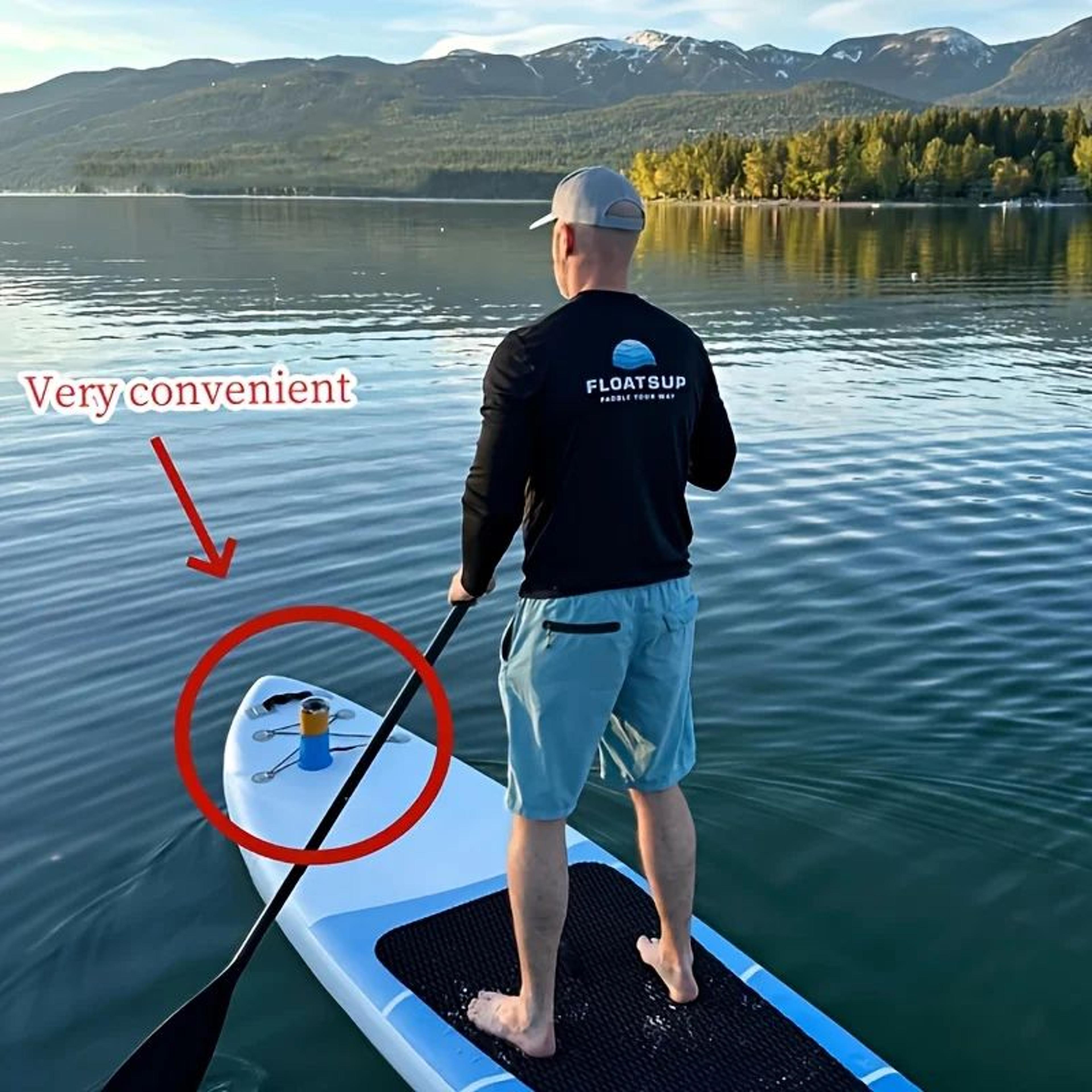 TipResistant Kayak Cup Holder  Durable PC Drink Holder For Paddle Boards SUP Kayaking  Water Sports 2