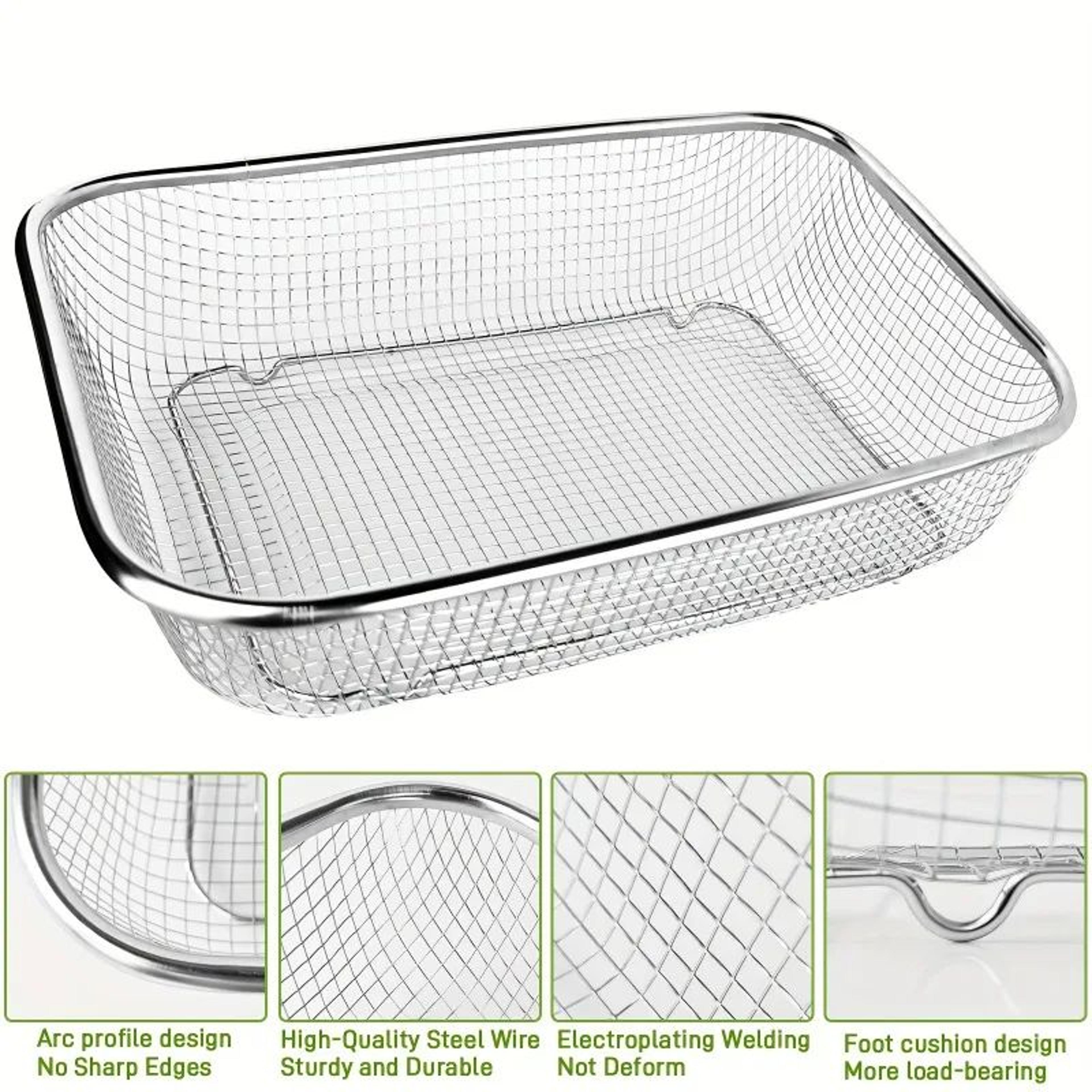 Stainless Steel Soil Sifter  HeavyDuty Mesh Garden Sieve For Compost Sand Rocks  Potting Soil Scree 6
