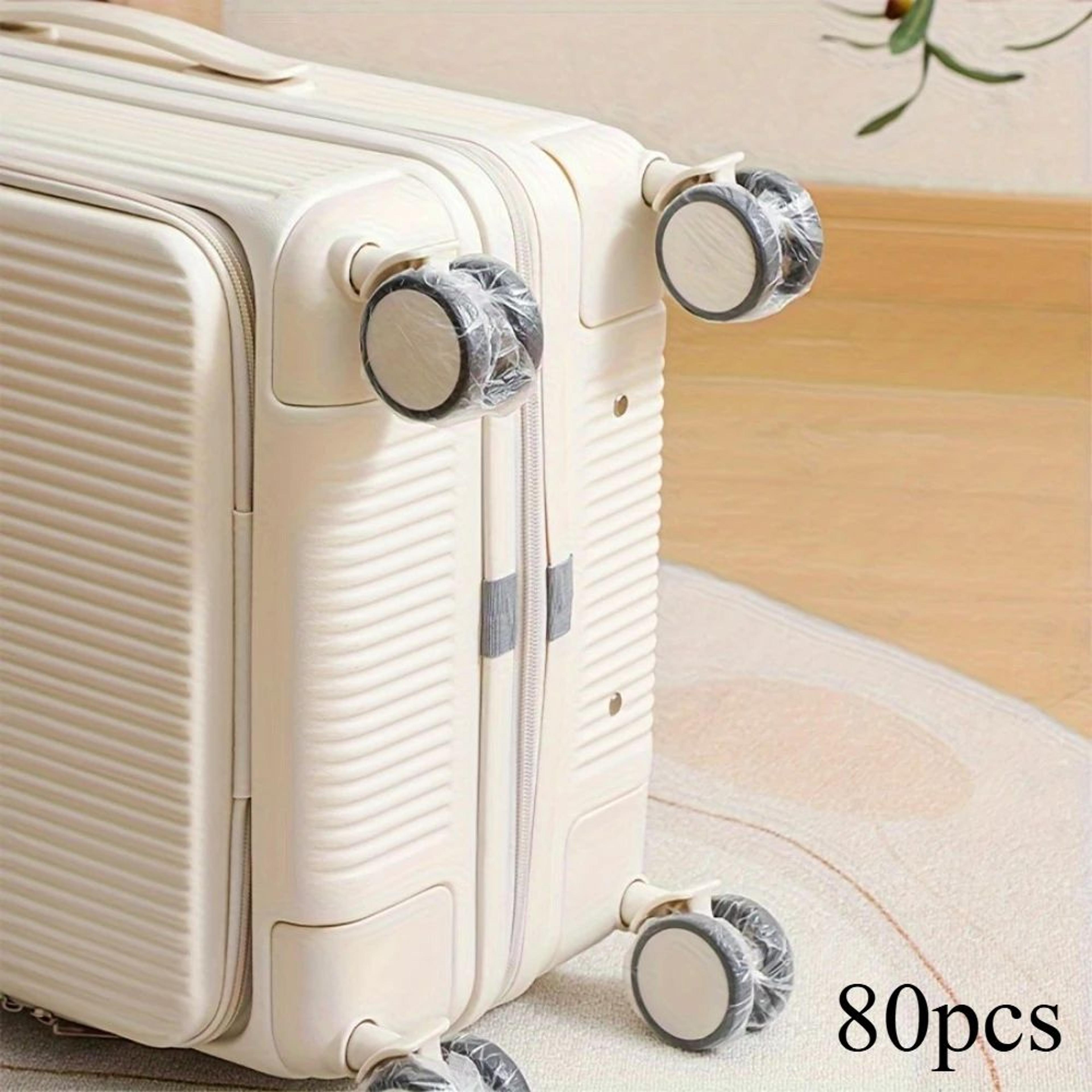 Dustproof Luggage Wheel Covers  Disposable Plastic Suitcase Wheel Protectors For Trolley Cases Trav 7