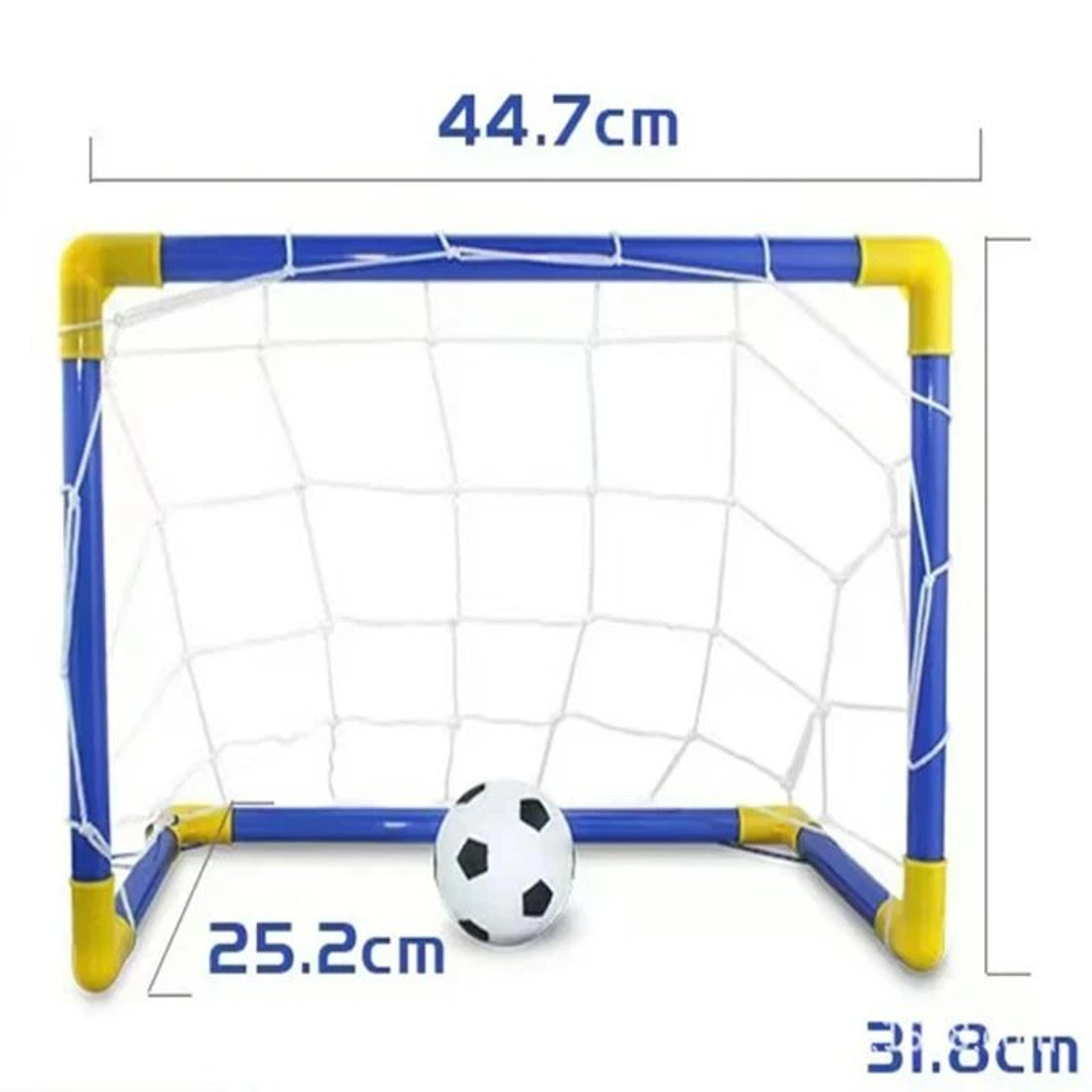 Portable Mini Soccer Goal Set  Lightweight Kids Football Training Kit With Net Ball  Pump For Indoo 4