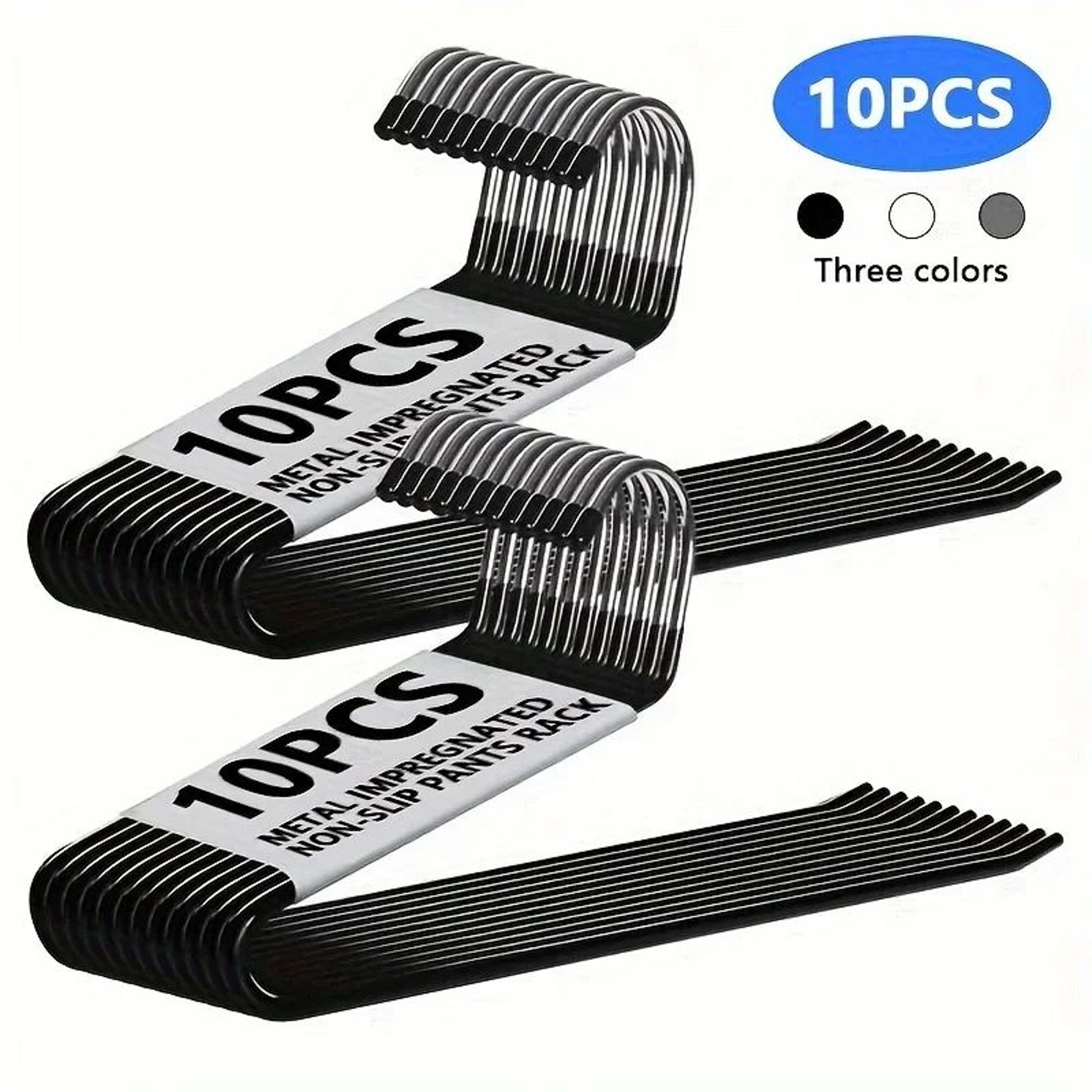 z-shaped stainless steel pants hanger – space-saving multifunctional trouser rack for jeans, clothes & closet storage