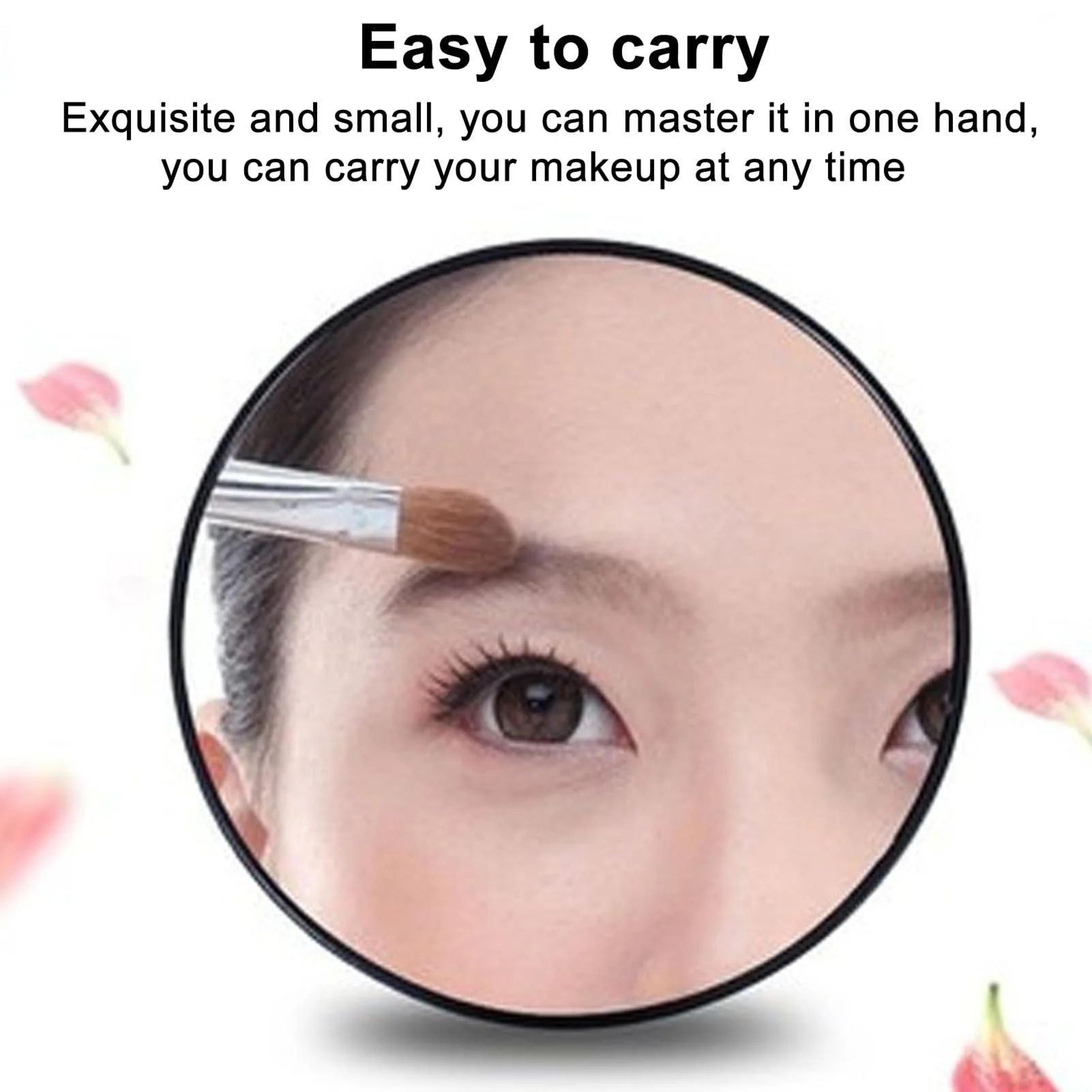 346in 30X Magnifying Makeup Mirror  Portable Suction Cup Vanity Mirror With Stainless Steel Tweezer 2