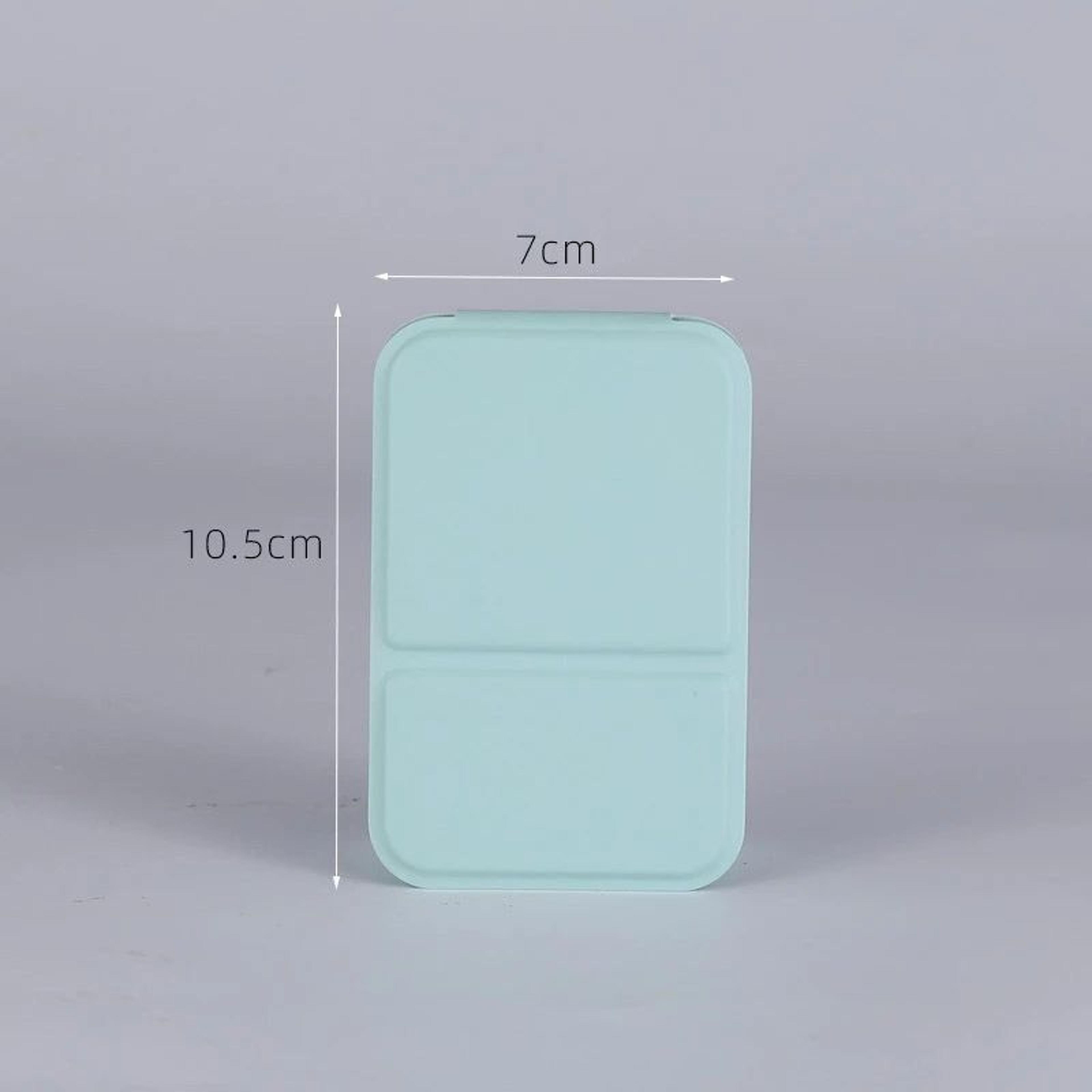 Mini Foldable Makeup Mirror  Portable PU Leather Pocket Vanity Mirror For Travel Students Handbags  8