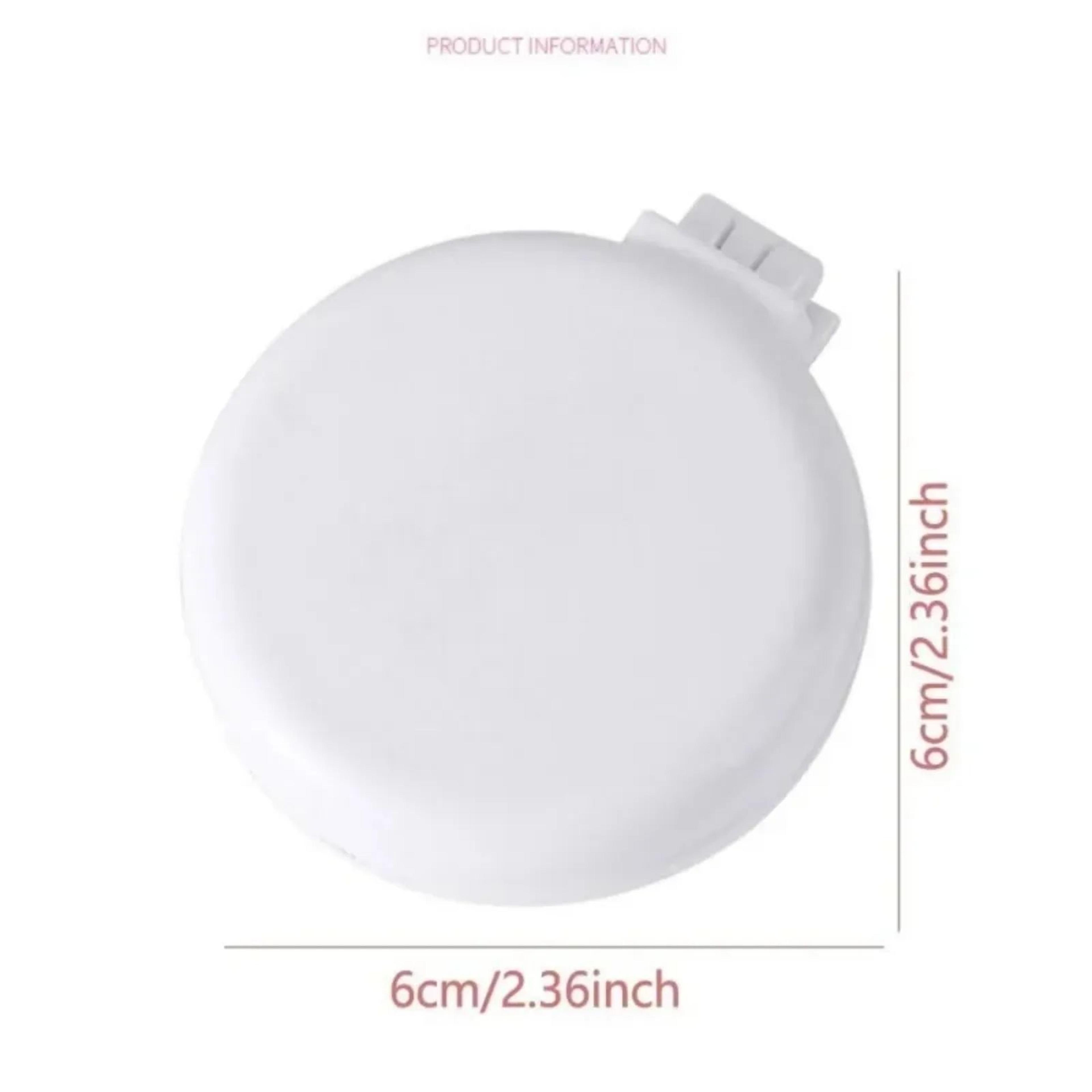 Mini Folding Travel Hair Brush With Mirror  236 In Round Pocket Air Cushion Comb For Women Girls Ha 5
