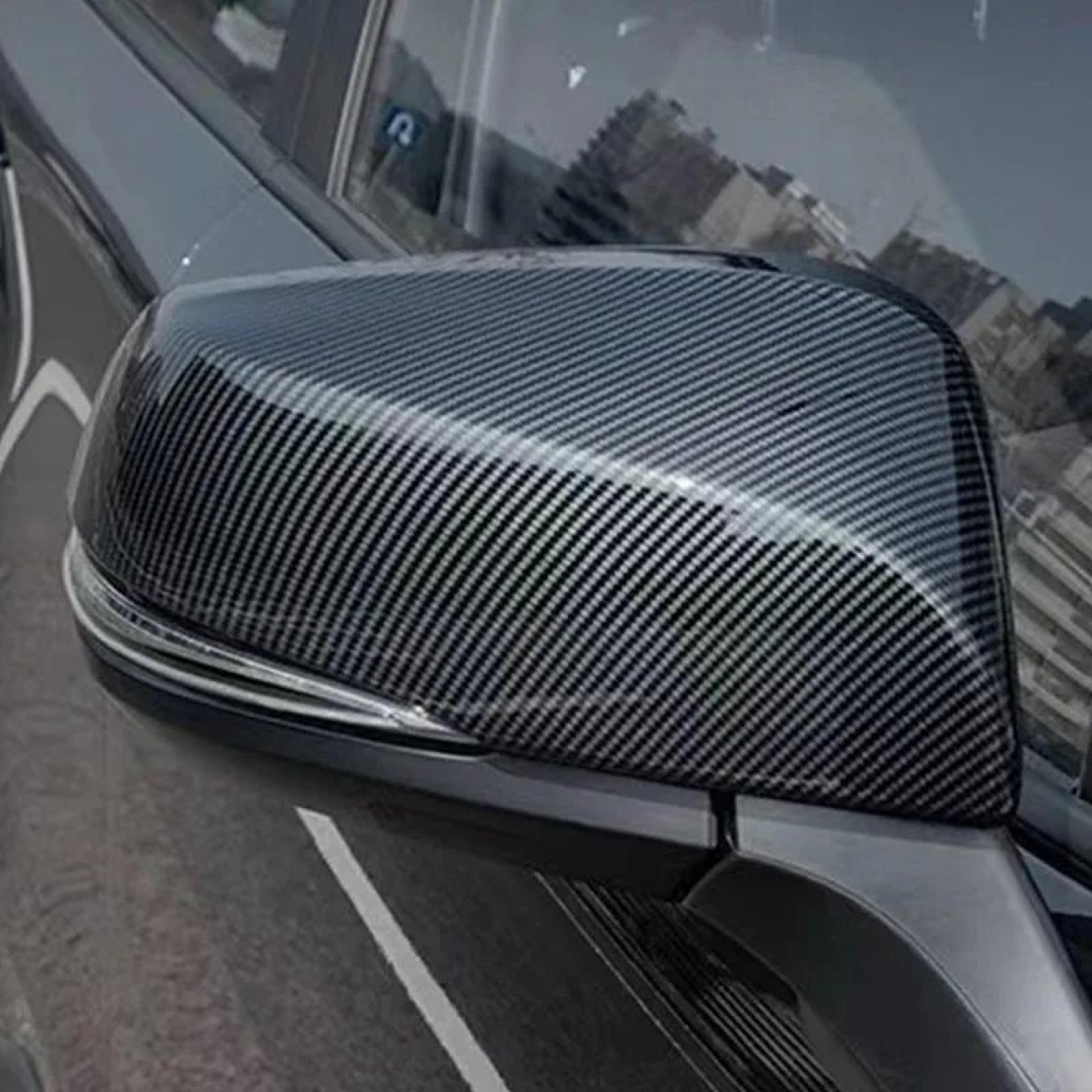 Toyota Tacoma N300 Side Mirror Covers  Carbon Fiber Pattern Rearview Mirror Shell Trim For 20162022