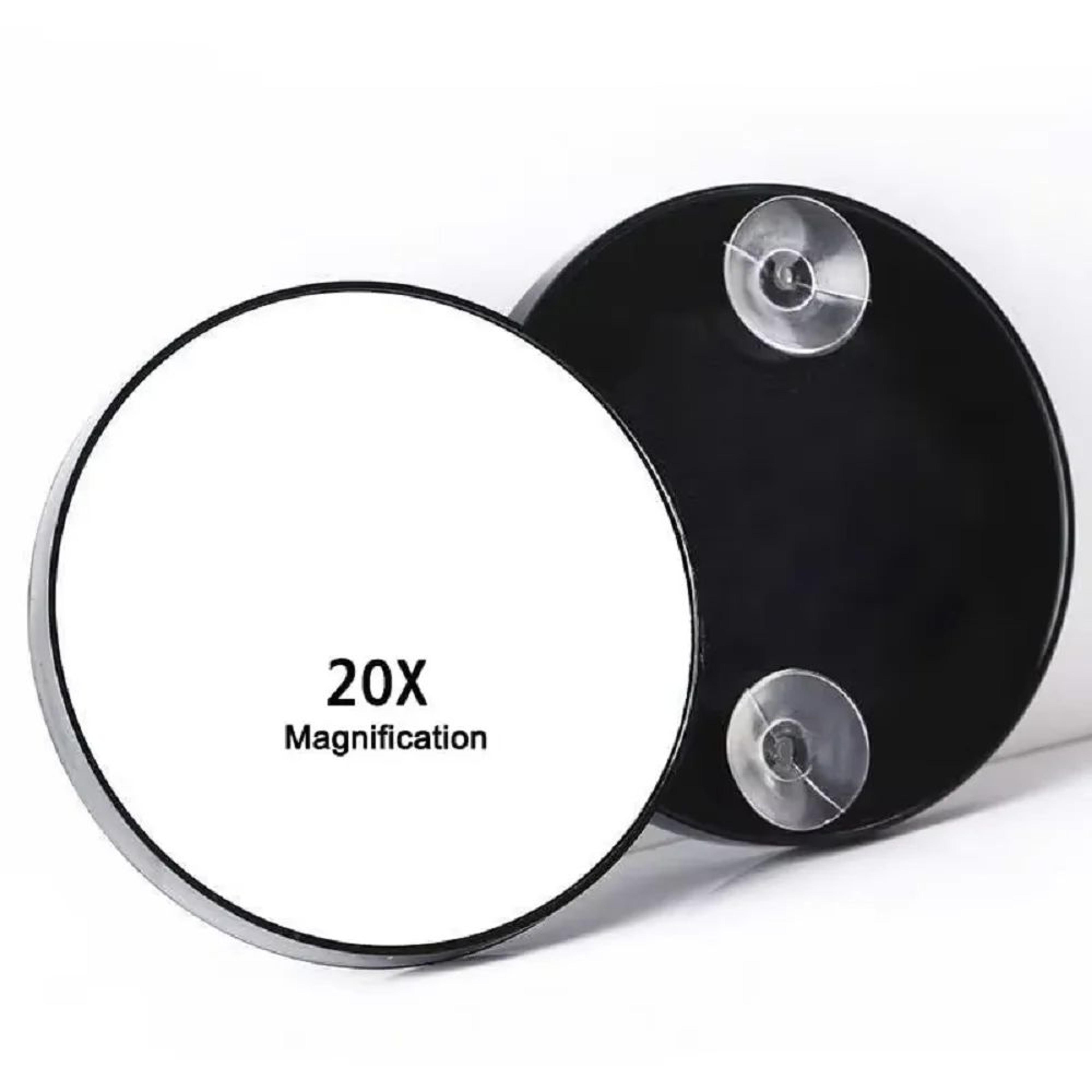 20X30X Magnifying Makeup Mirror  Portable Round Suction Cup Mirror For Eyebrow Tweezing Skincare  B 2