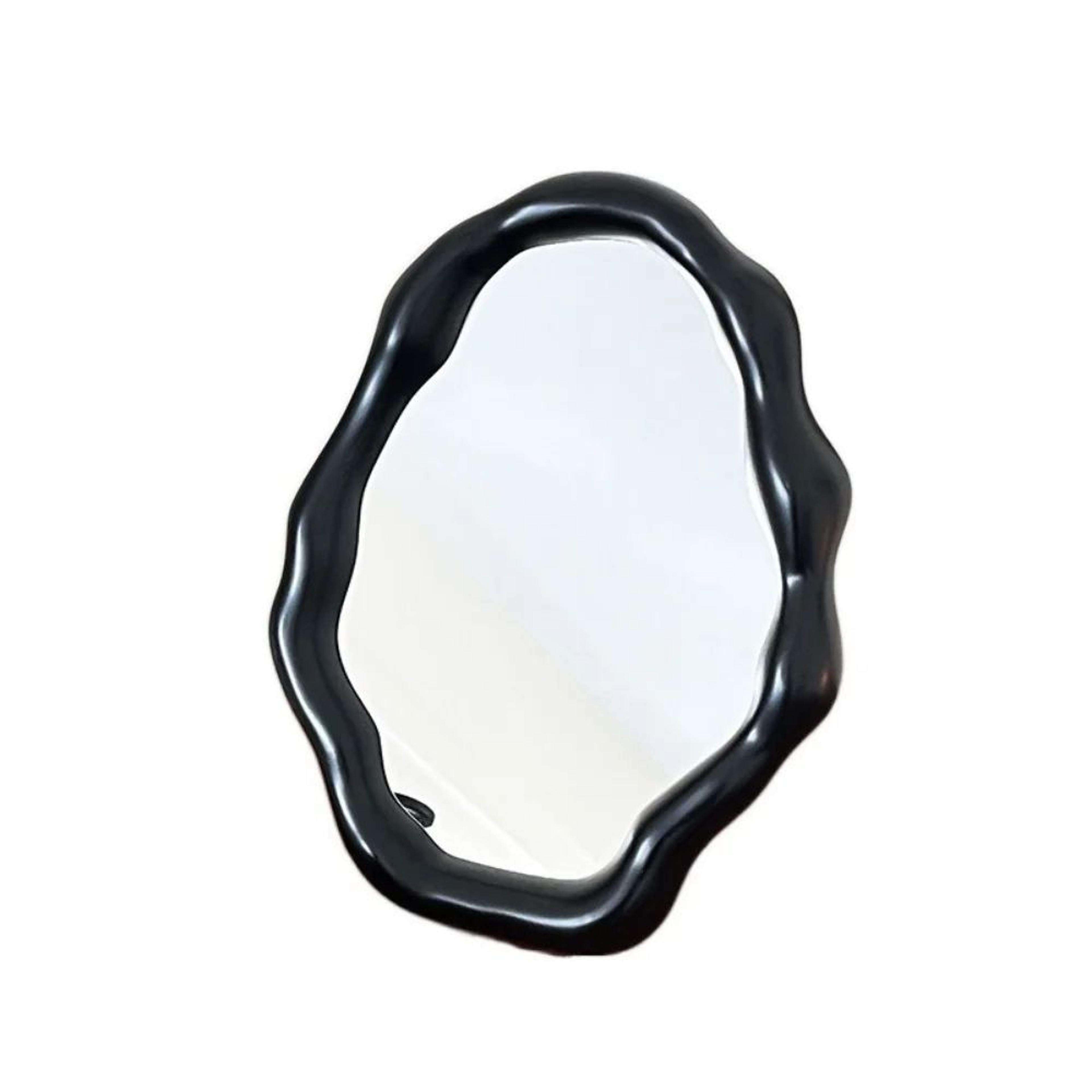 Irregular CloudShaped Vanity Mirror  Folding Desktop Makeup Mirror For Bedroom Dresser Tabletop  Mo 6