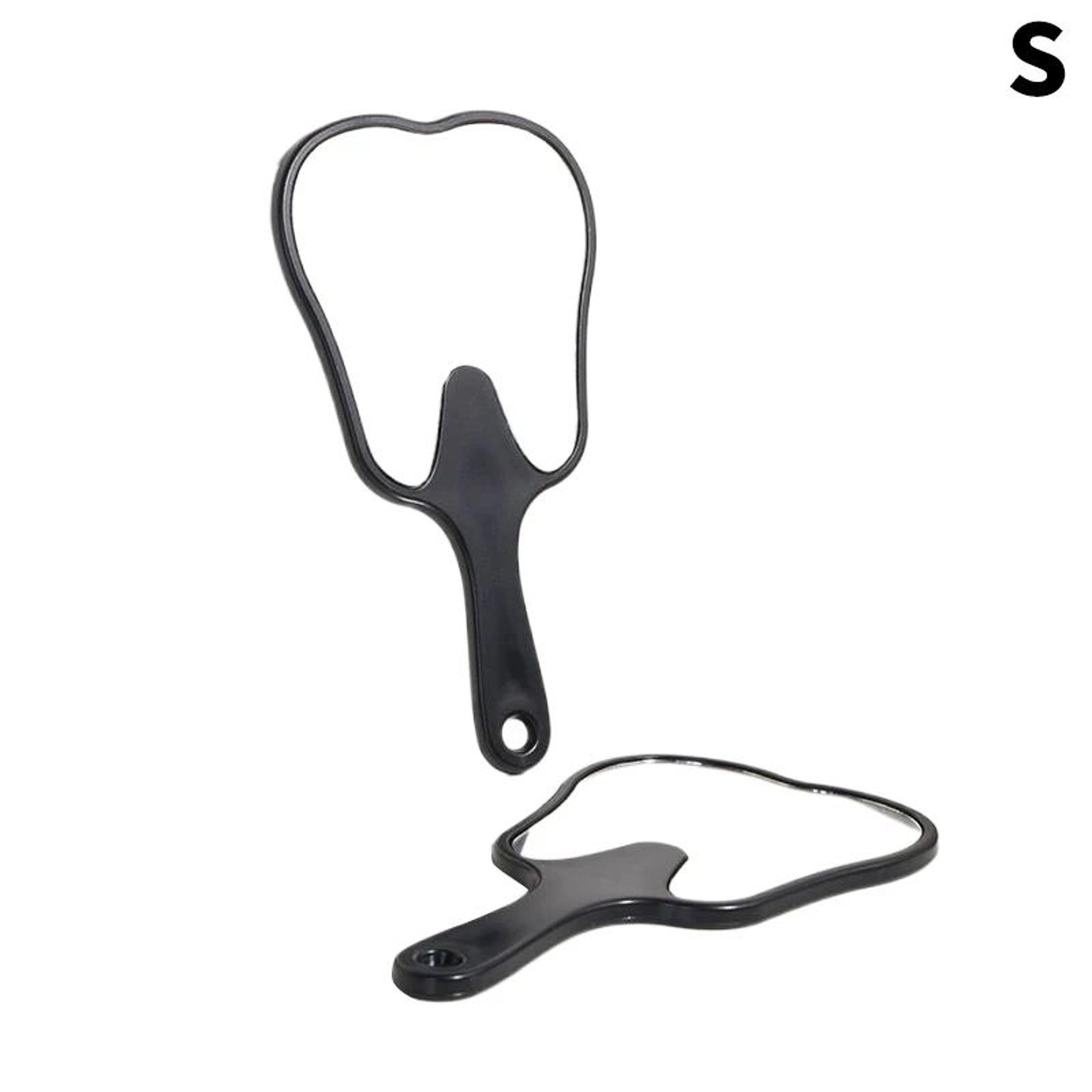 Tooth Shaped Handheld Mirror  Unbreakable Portable Dental Mouth Mirror For Makeup Oral Care  Dentis 6