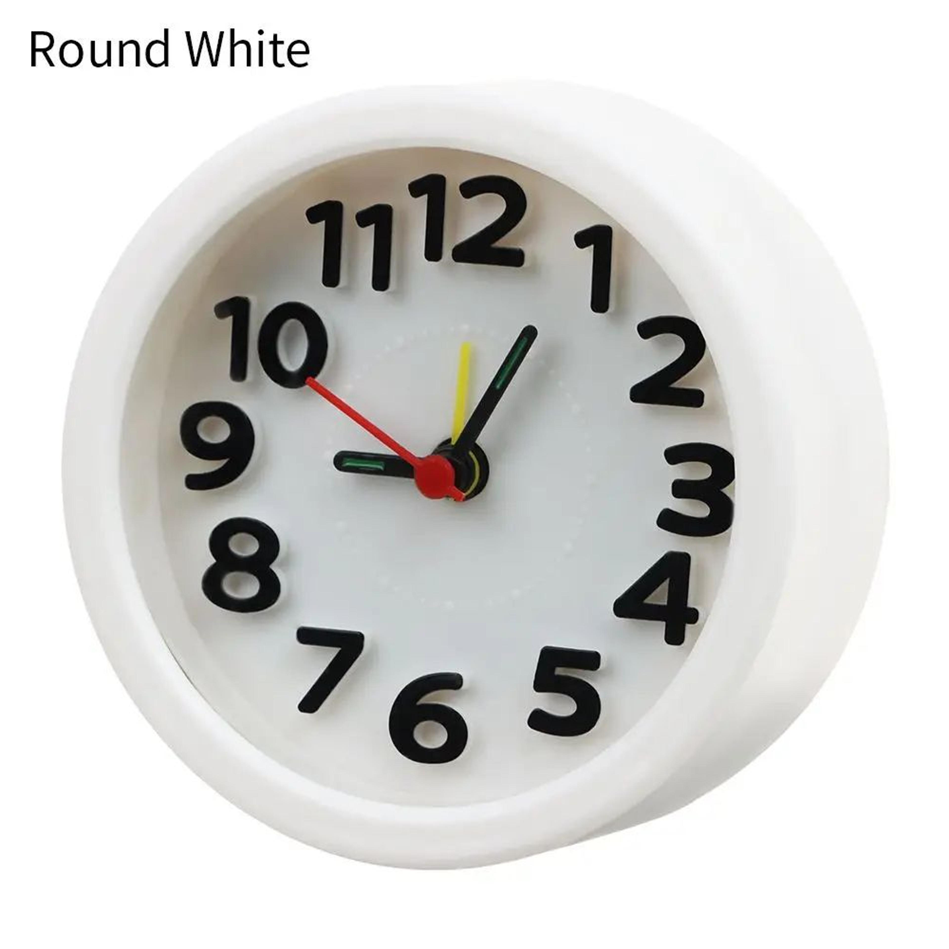 Quiet Quartz Bedside Alarm Clock  Compact No Tick Number Clock For Bedroom Desk Shelf  Home Decor B 7