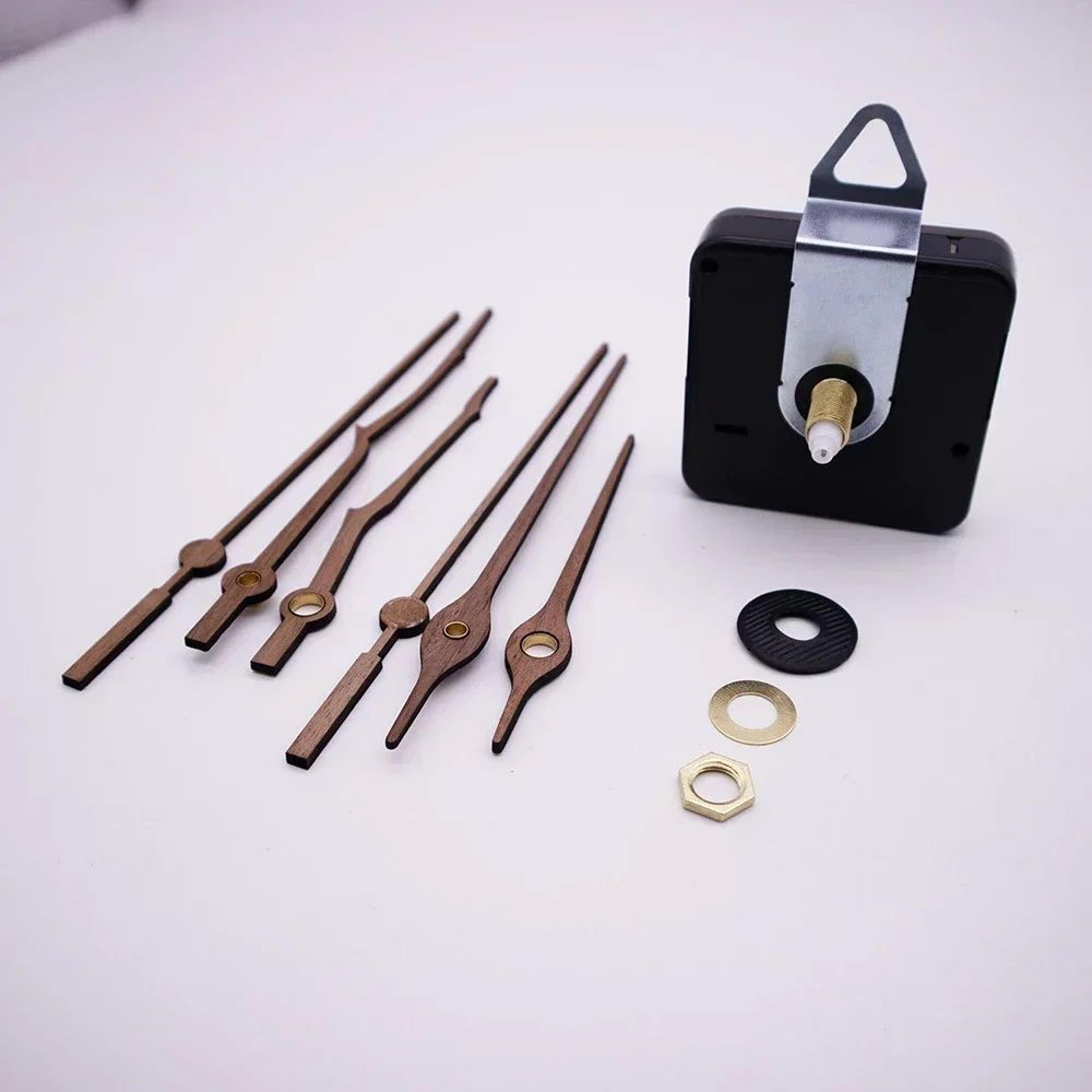 Black Walnut Clock Hands Replacement Set  Silent Quartz Wall Clock Movement Mechanism For DIY Craft 1