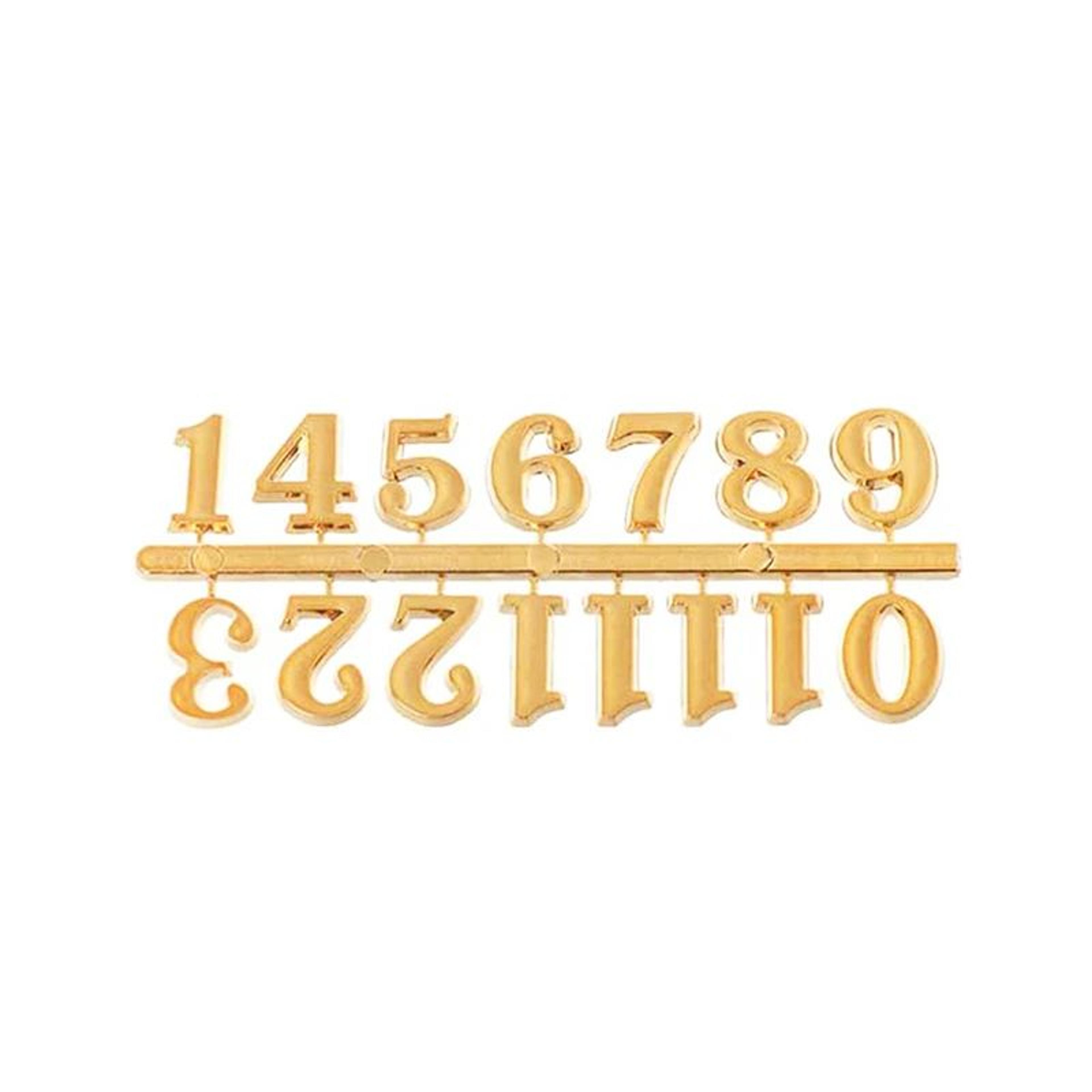 DIY Arabic  Roman Numeral Wall Clock Decals  Removable 079 In Number Stickers For Custom Clock Deco 10
