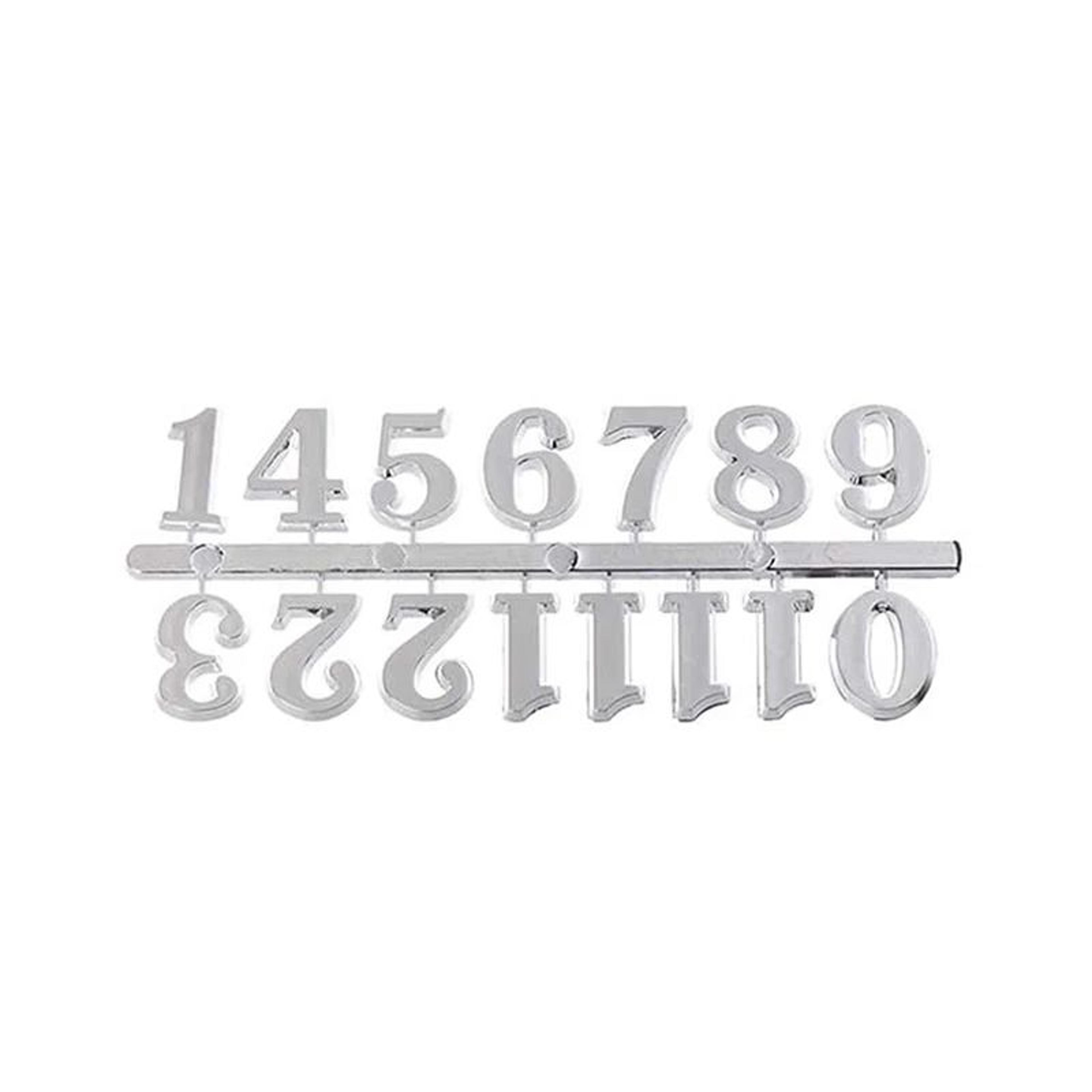 DIY Arabic  Roman Numeral Wall Clock Decals  Removable 079 In Number Stickers For Custom Clock Deco 11