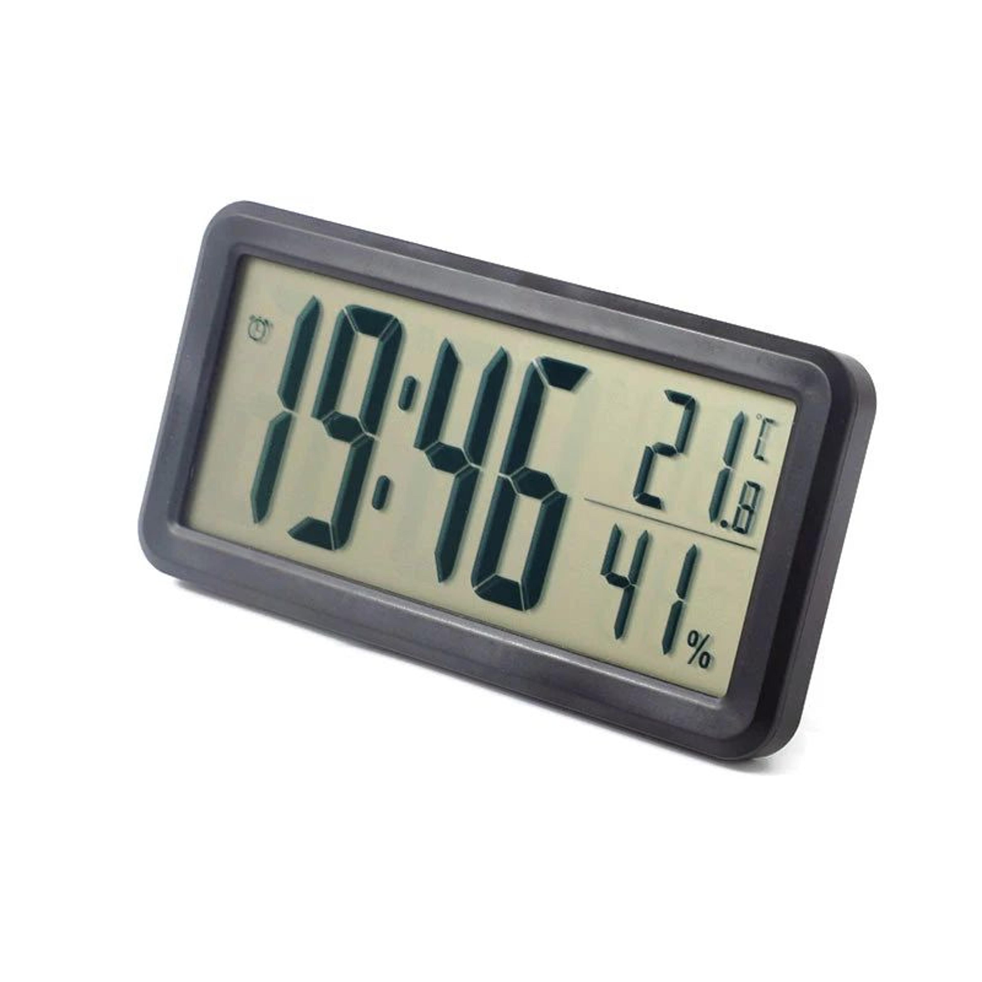 Slim Nordic Digital Desk Clock  Big Screen LED Battery Powered Alarm Clock For Home Office Desktop  5