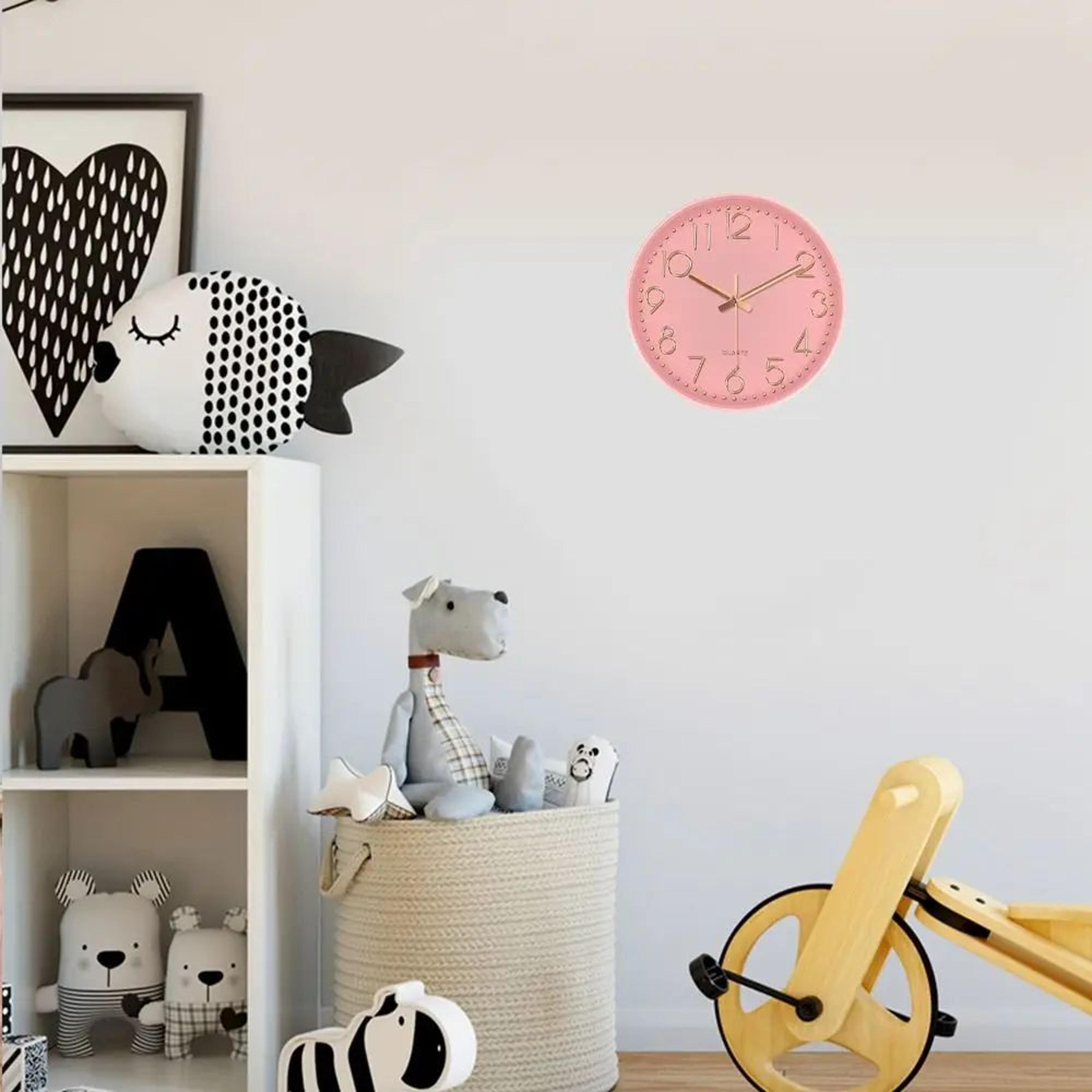 8 In Nordic Silent Wall Clock  NonTicking 3D Number Modern Decorative Clock For Living Room Bedroom 1