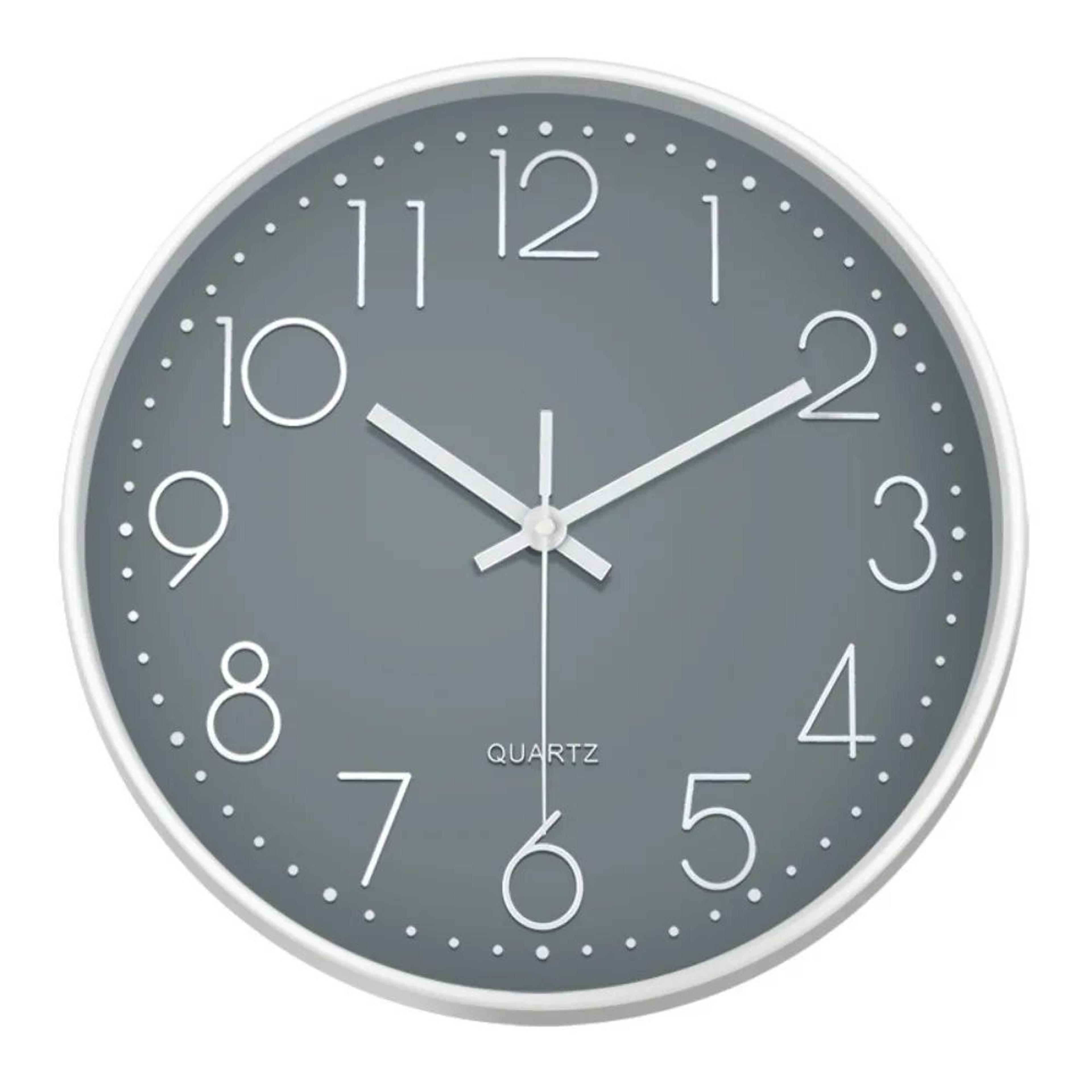 8 In Nordic Silent Wall Clock  NonTicking 3D Number Modern Decorative Clock For Living Room Bedroom 12
