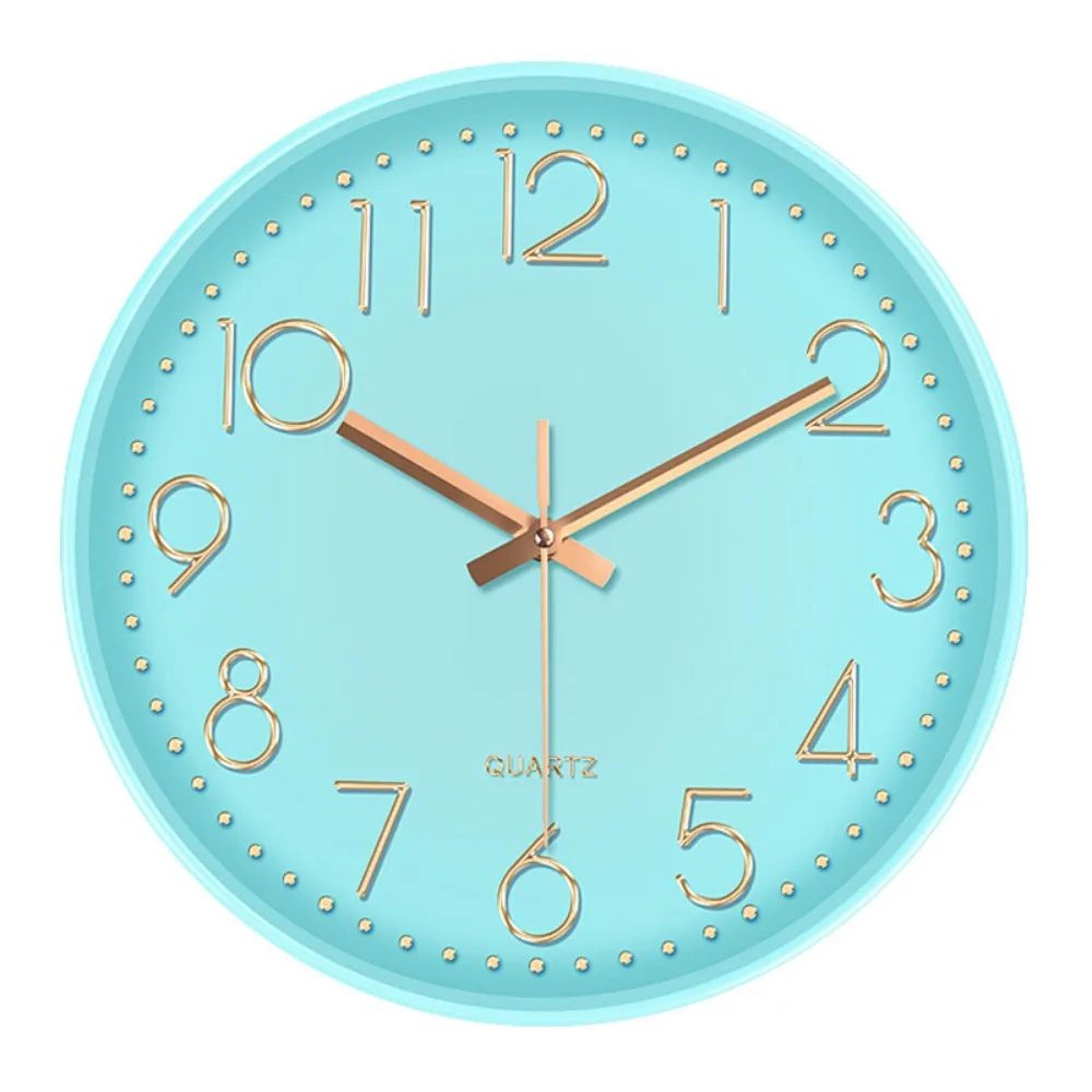 8 In Nordic Silent Wall Clock  NonTicking 3D Number Modern Decorative Clock For Living Room Bedroom 14