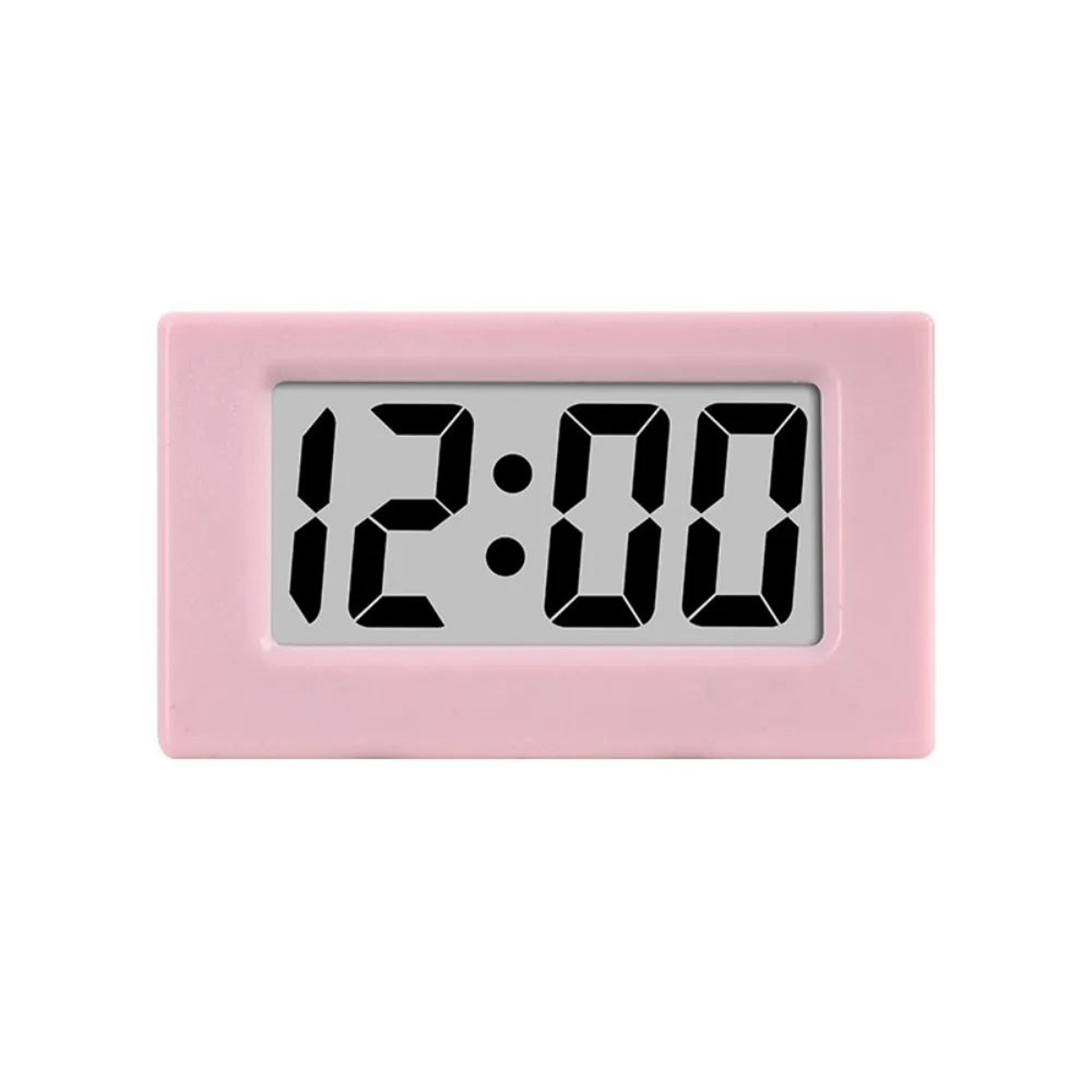 Mini Triangle Digital Desk Clock  Cute Silent Compact Time Display For Bedroom Office Home Desk Dec 9