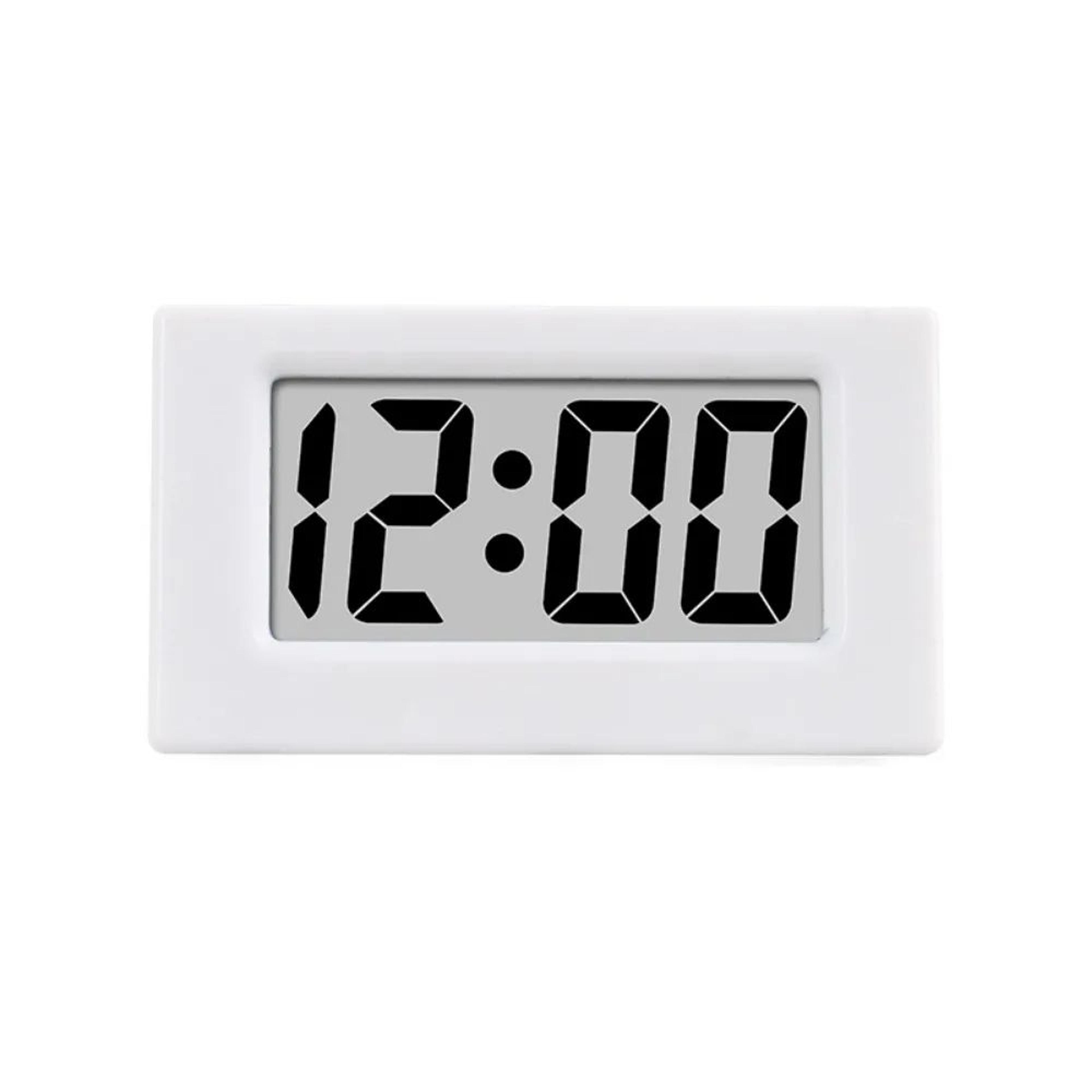 Mini Triangle Digital Desk Clock  Cute Silent Compact Time Display For Bedroom Office Home Desk Dec 10