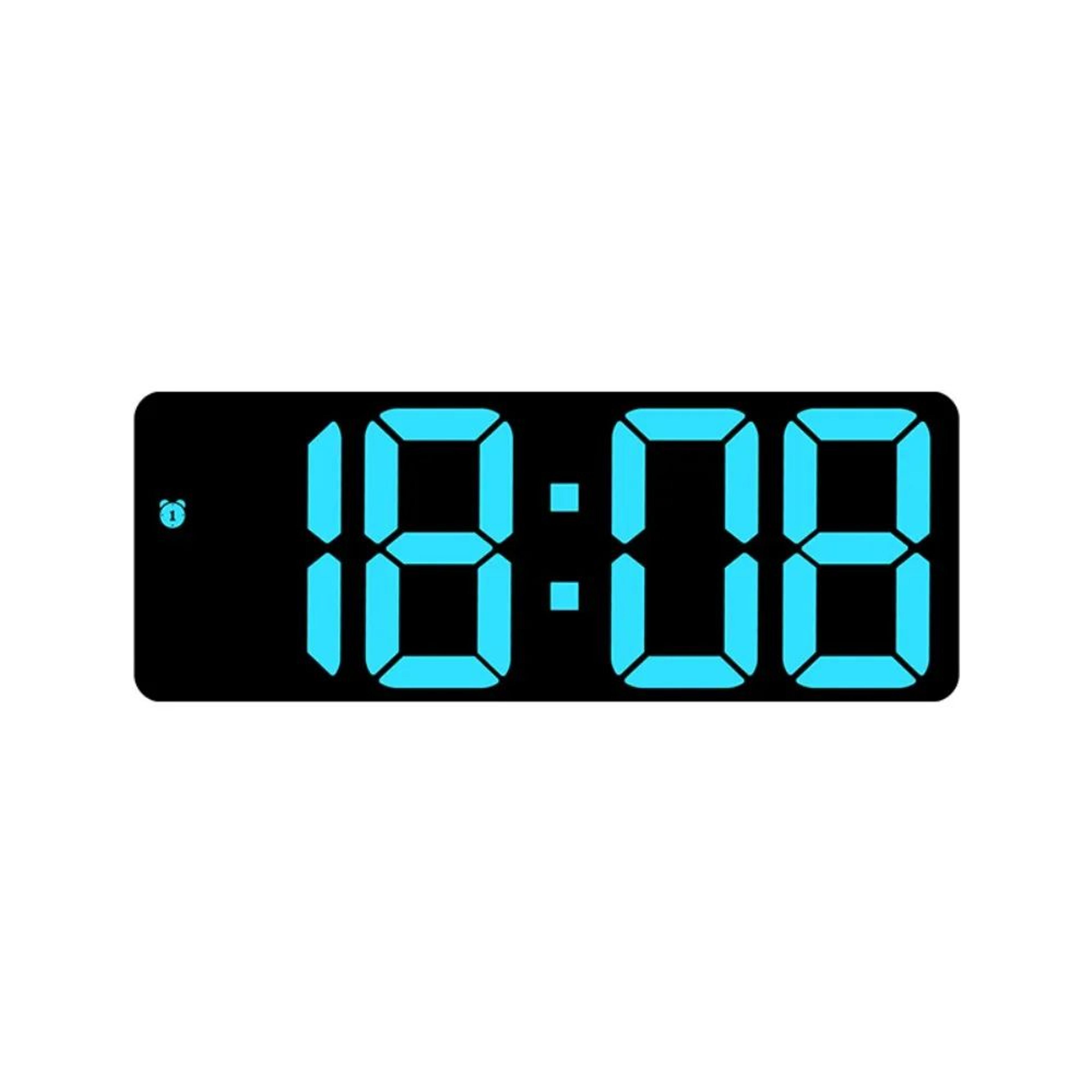 Smart Digital Alarm Clock  Large LED Desk Clock With Temperature Display Snooze 1224H Time  Adjusta 20