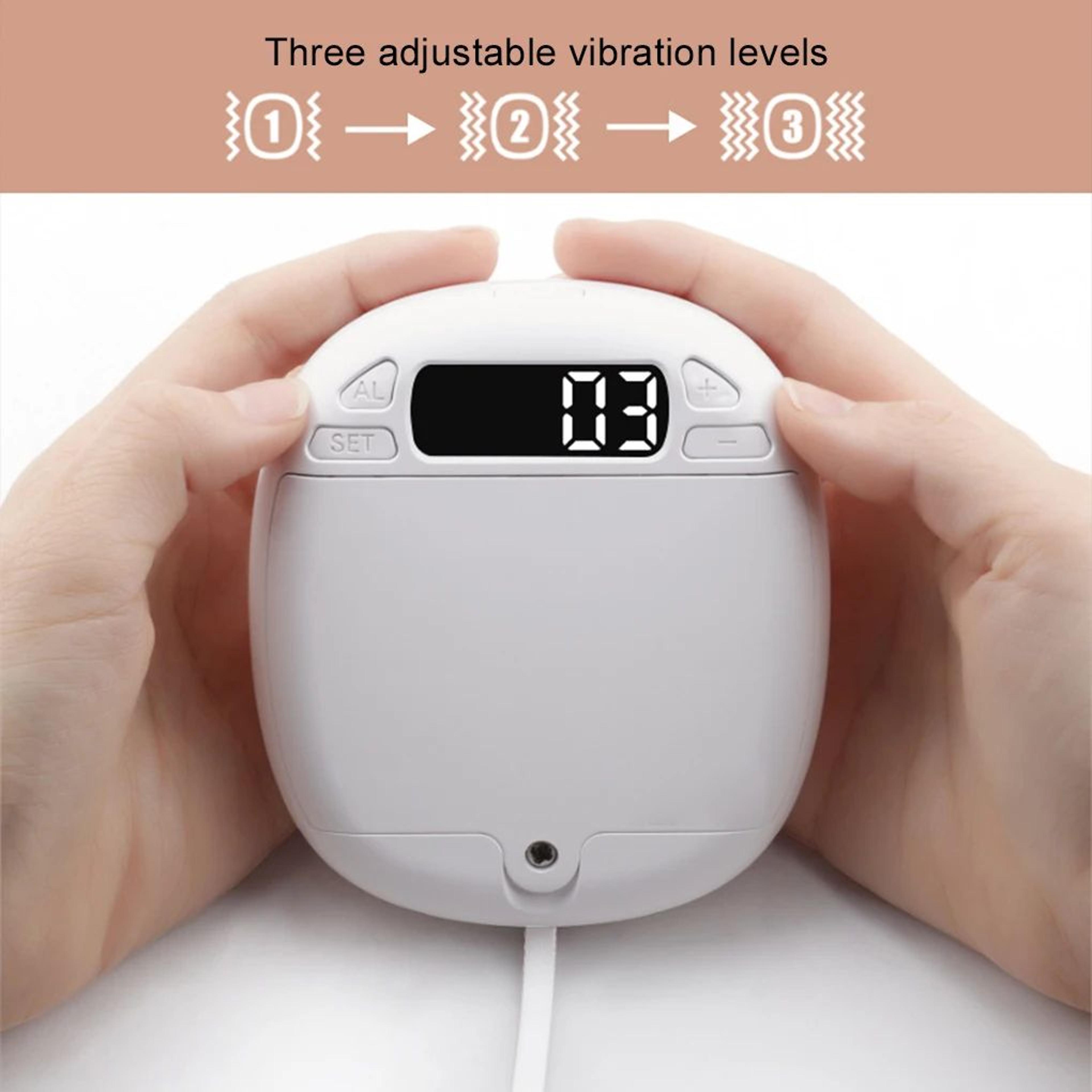 Silent Vibration Alarm Clock  Dual Alarm Portable LED Digital Wake Up Clock With Cute Cat Light  3  2