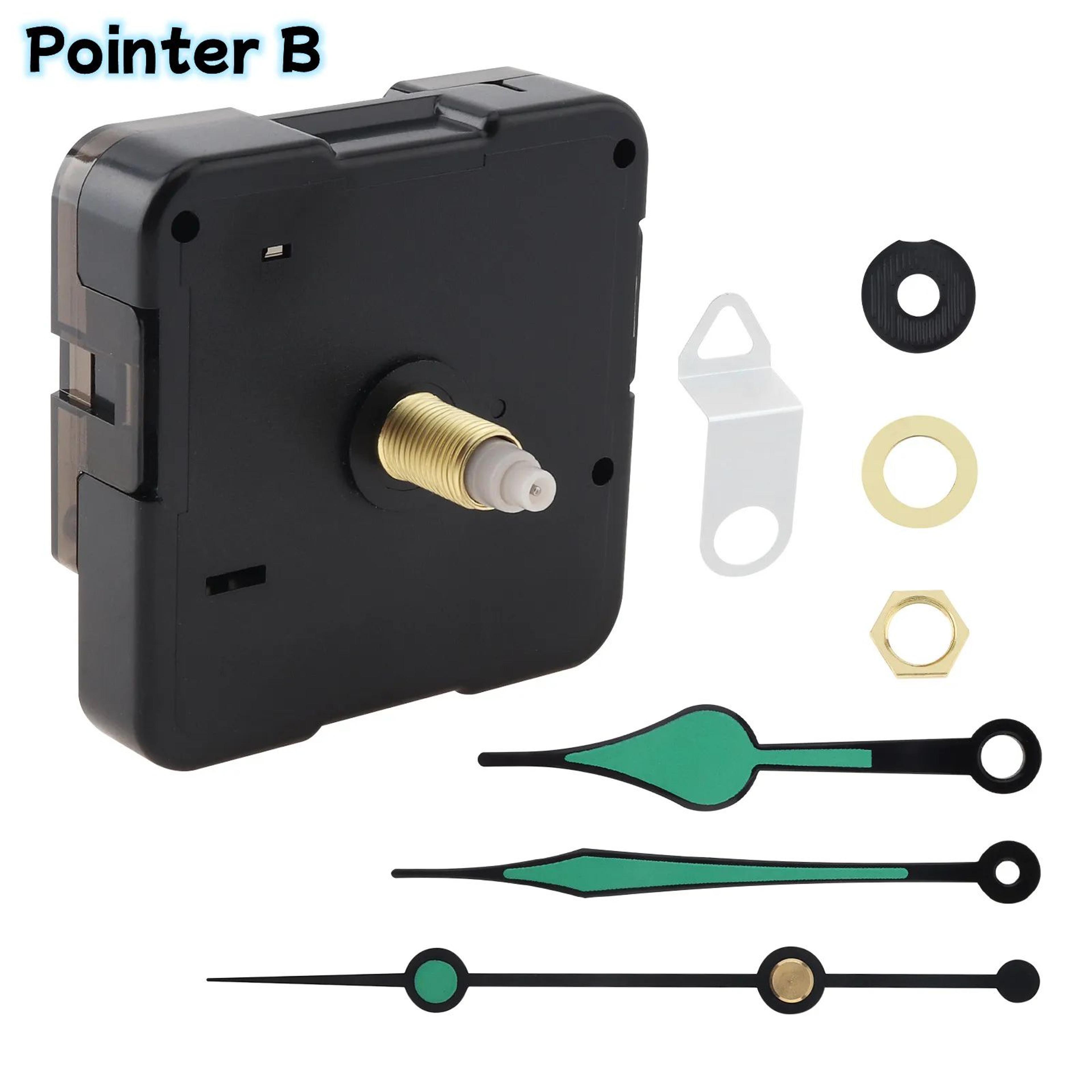 Silent Quartz Wall Clock Mechanism  Accurate Sweep Movement With Hands For DIY Clock Repair Replace 1