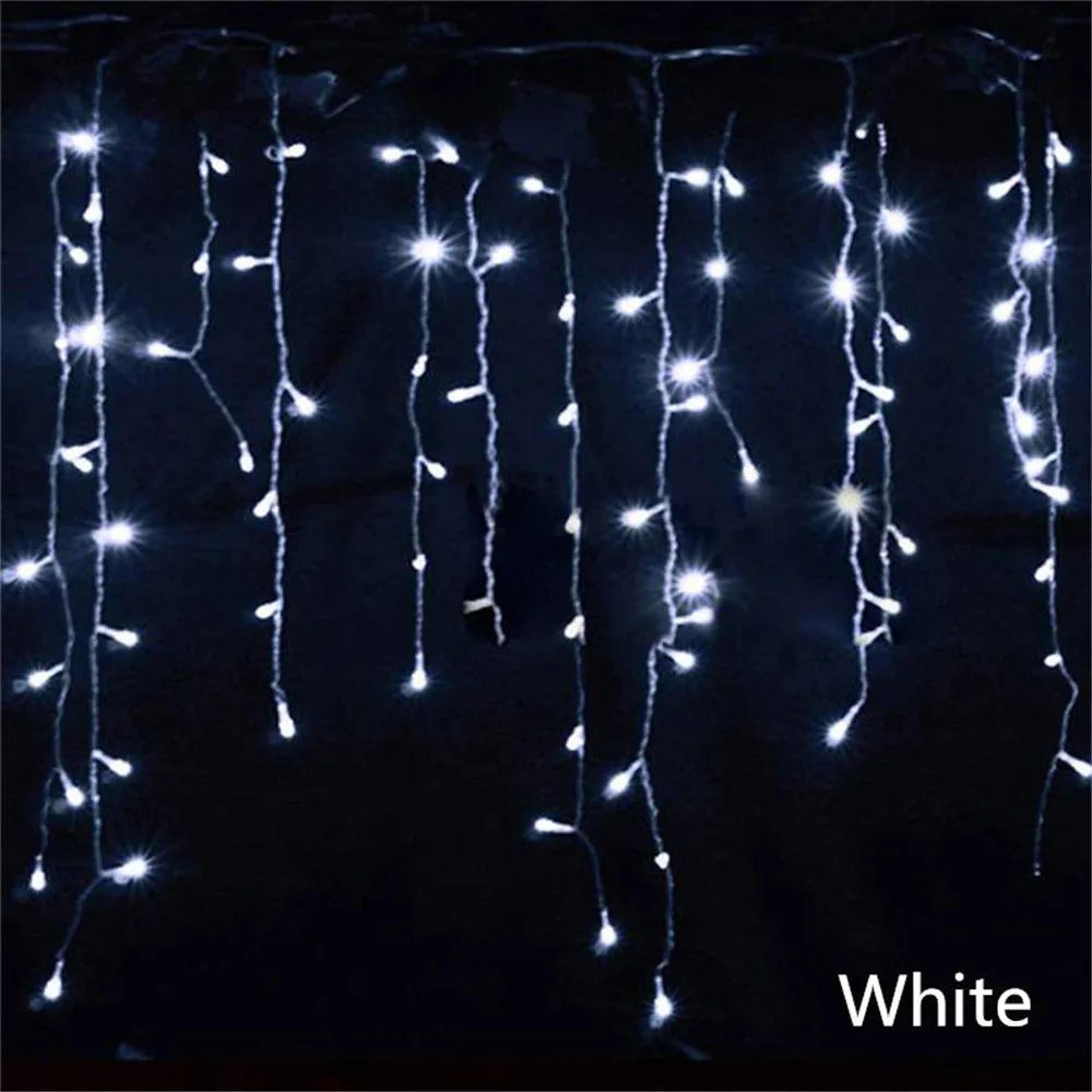 Christmas Waterfall Curtain Lights  164 Ft LED Eaves String Lights With 8 Modes For Outdoor Holiday 9