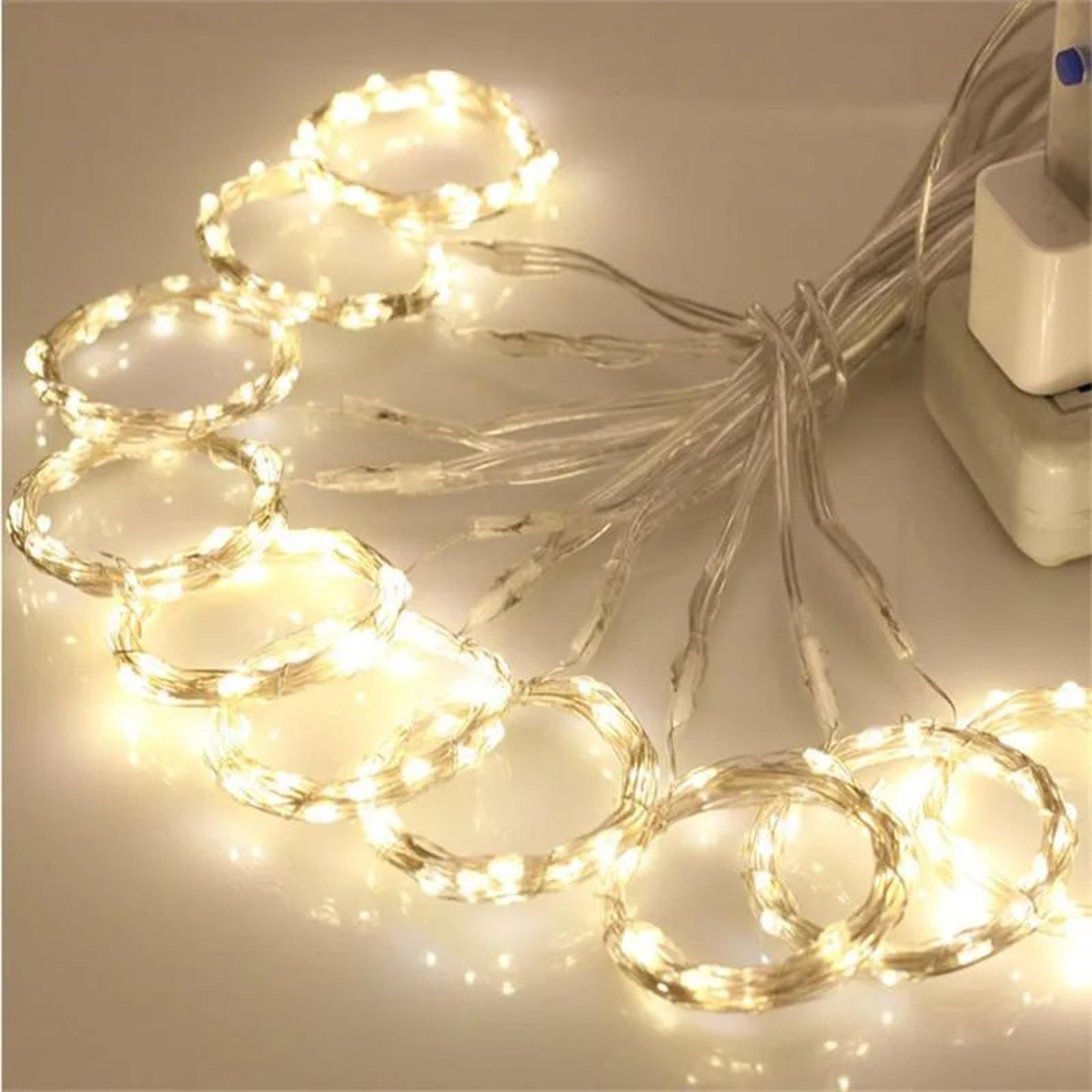 Waterproof LED Curtain Fairy Lights  USB Powered Remote Control 8 Modes For Christmas Wedding Party 1