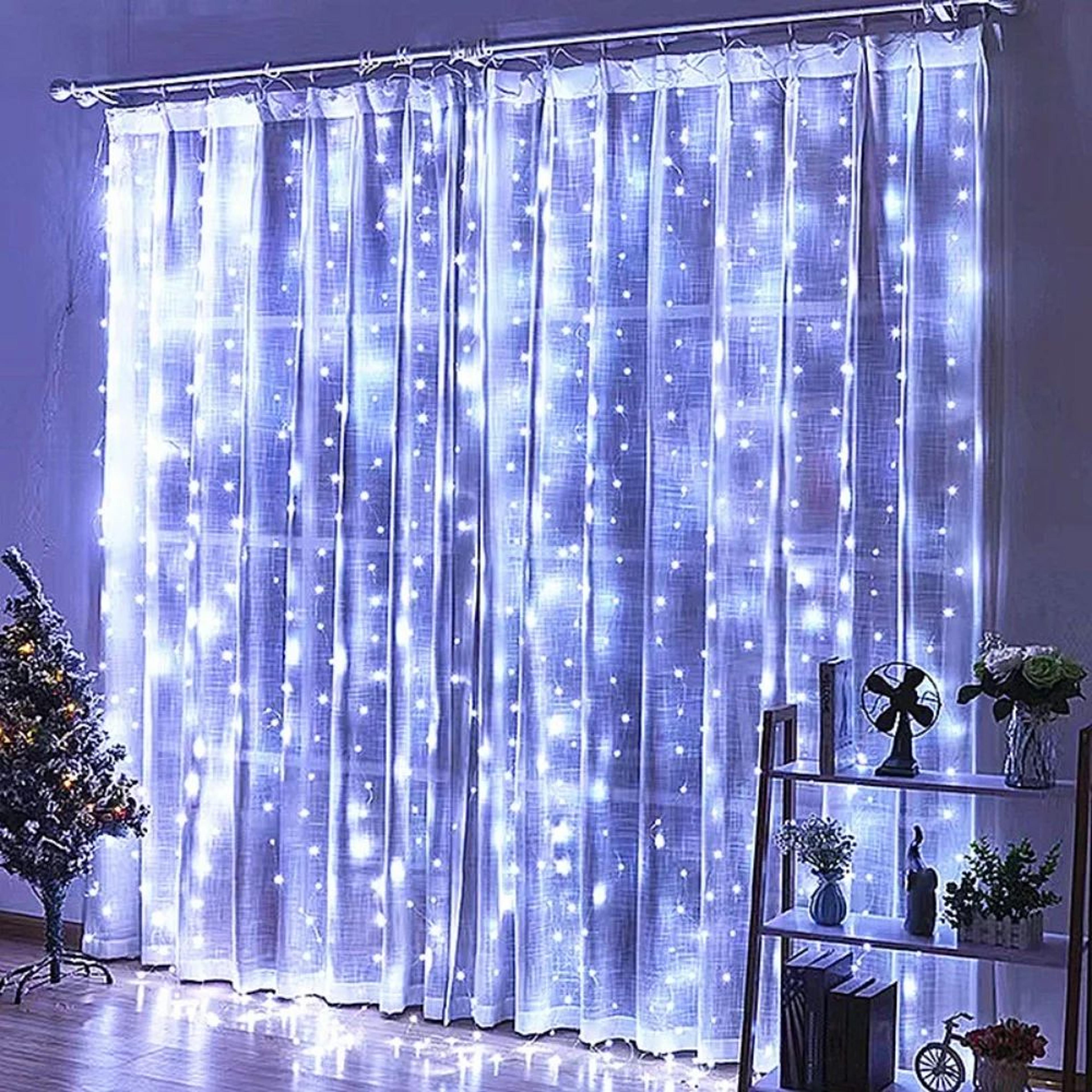 USB LED Curtain String Lights  Remote Control 8 Mode Festoon Garland For Wedding Bedroom Ramadan Ei 11