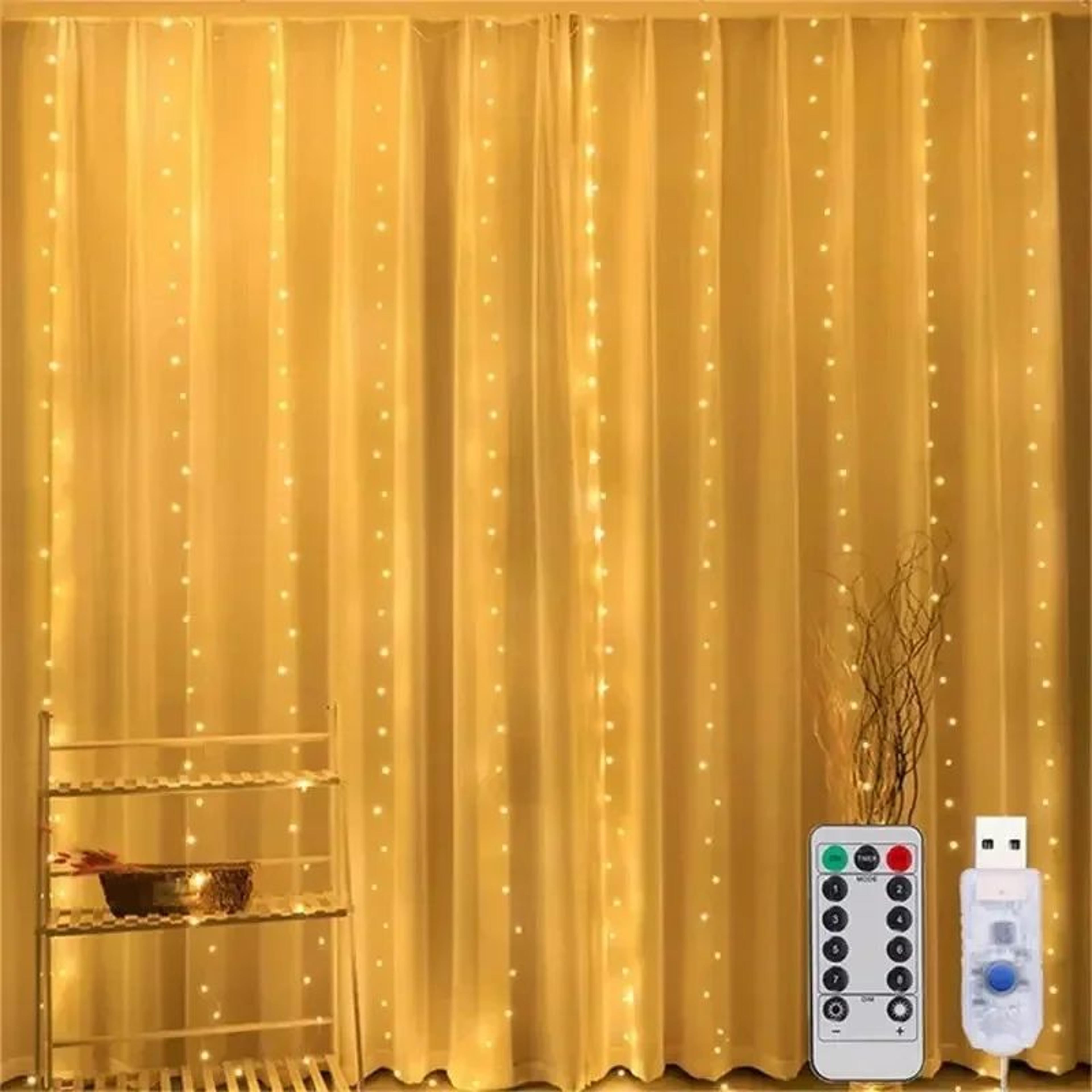 USB LED Curtain Fairy Lights  Remote Control Window Garland Festoon Lights For Christmas Parties We 1