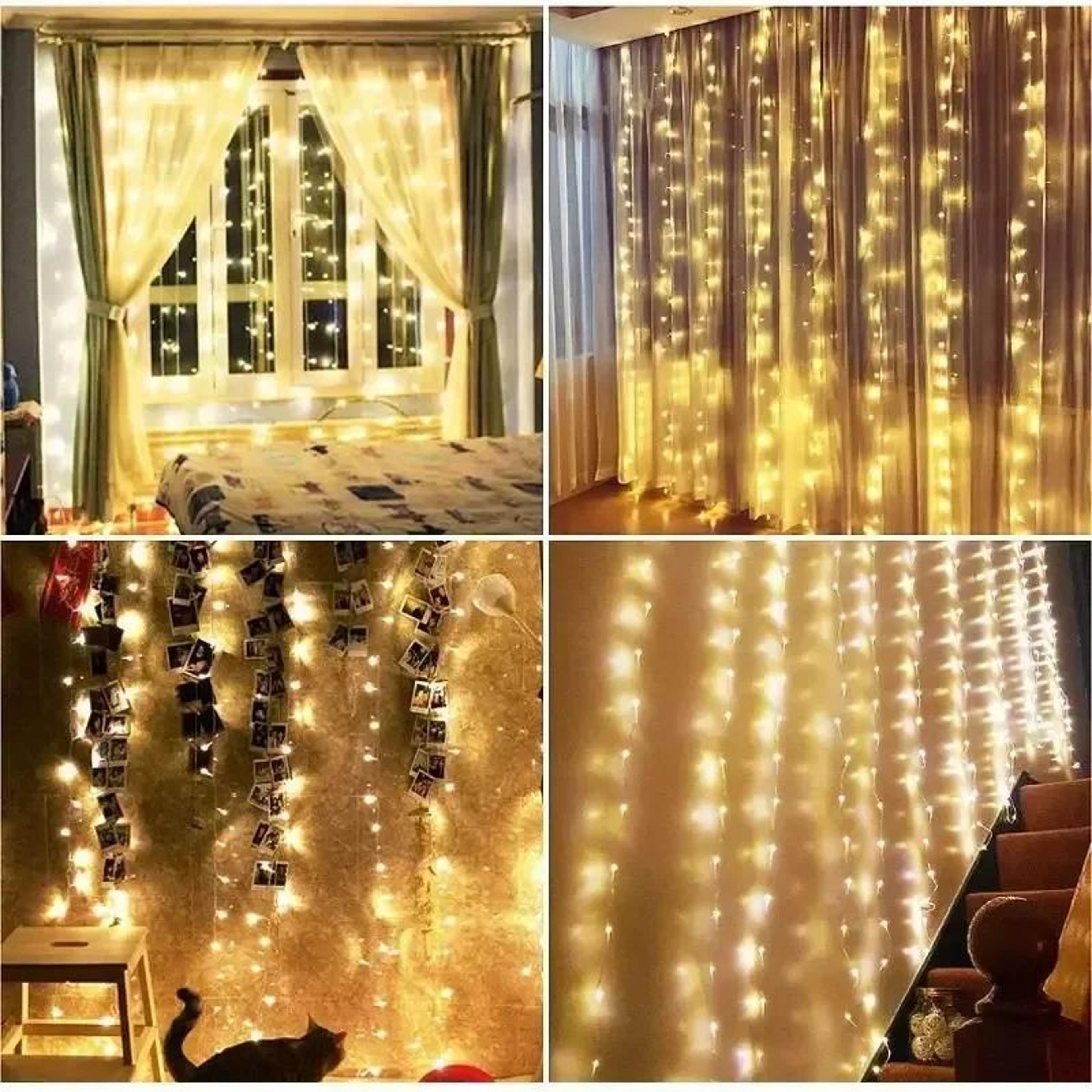 USB LED Curtain Fairy Lights  Remote Control Window Garland Festoon Lights For Christmas Parties We 4