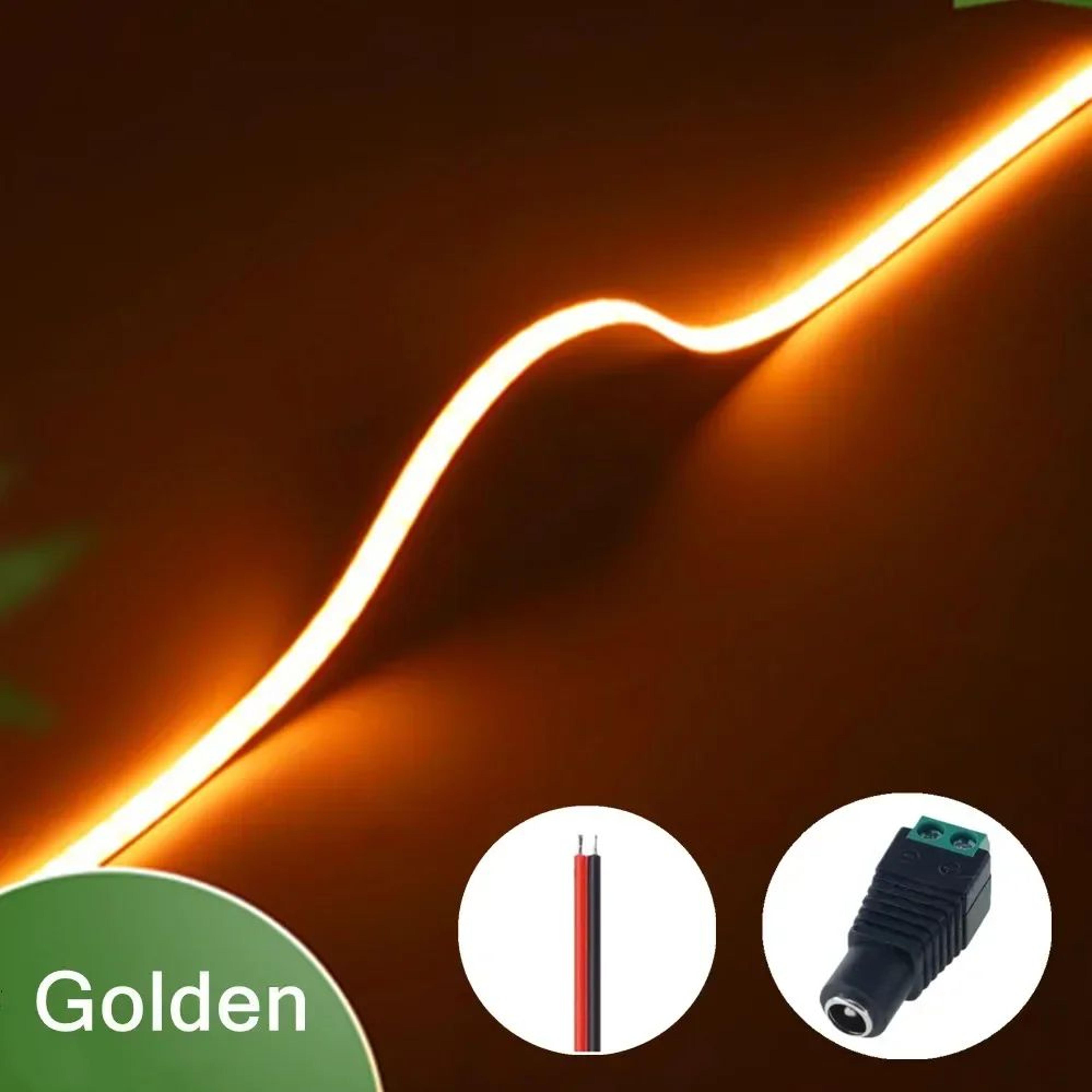 Ultra Thin COB LED Strip Lights  12V 012 In Flexible Dimmable High Density Lighting For DIY Home De 7