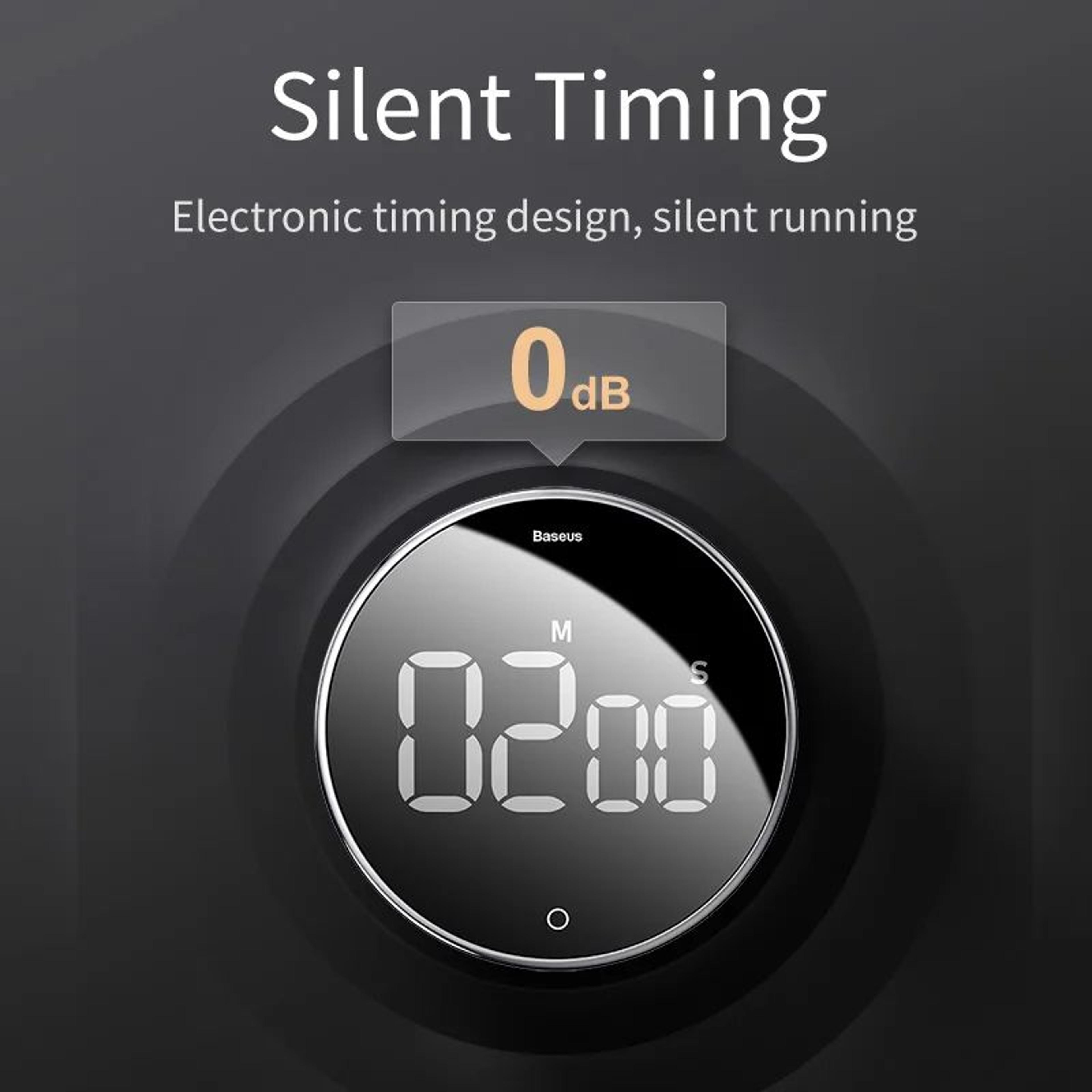 Magnetic Digital Kitchen Timer  Rotating Countdown  Count Up Cooking Timer With LED Display And Ala 3