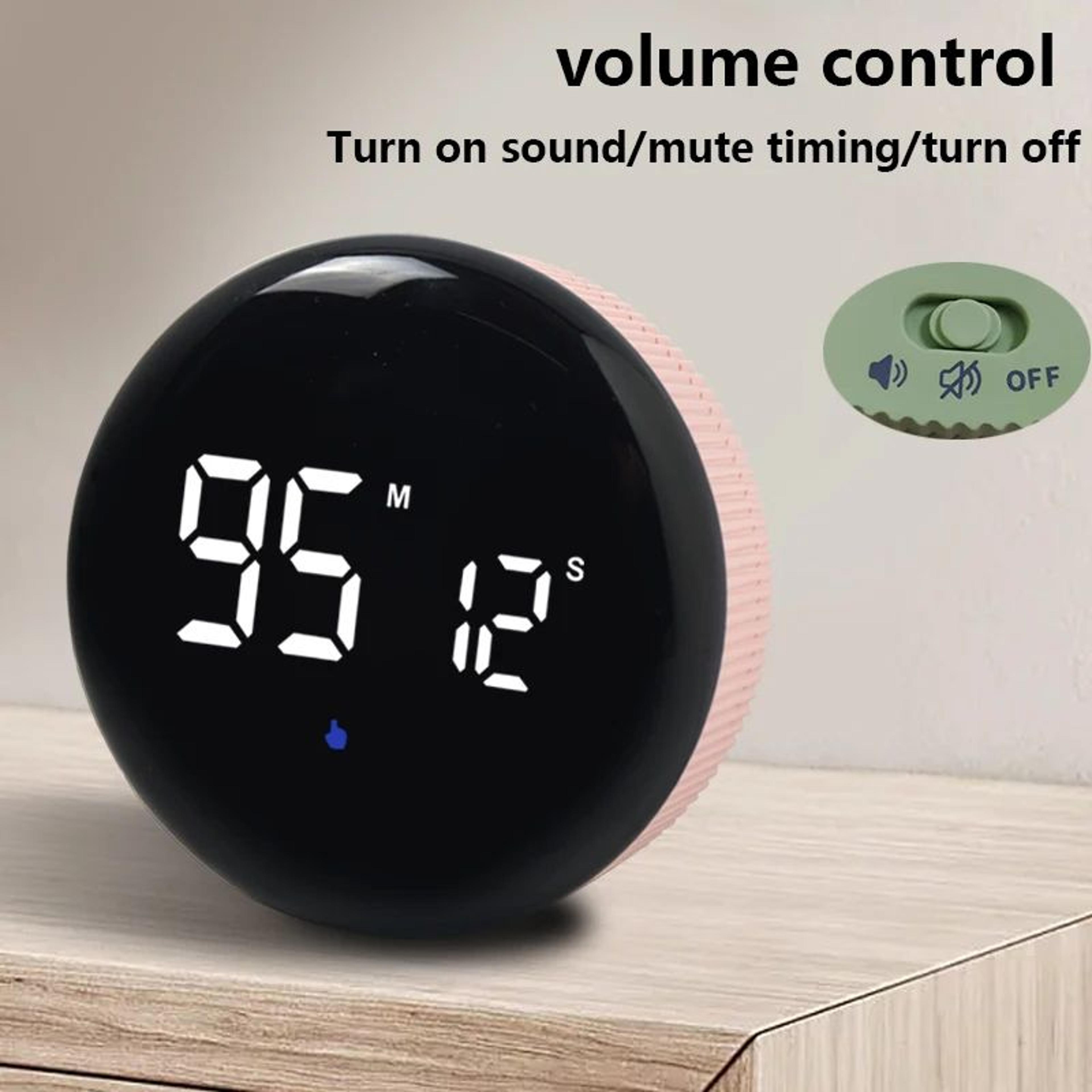 Rechargeable Digital Study Timer  Silent Magnetic Countdown Reminder For Students Kitchen Office  F 3