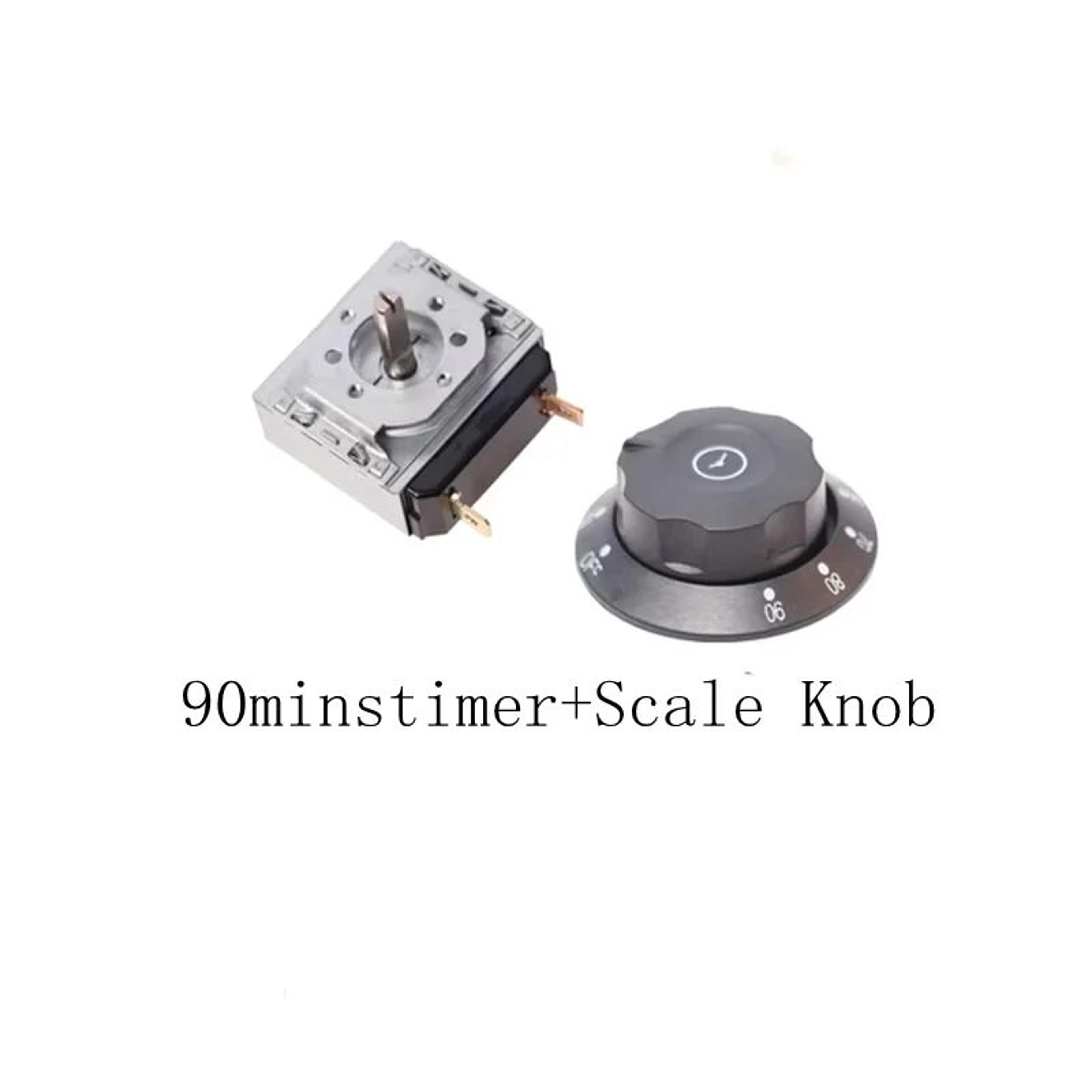 Mechanical Oven Timer Switch  6090120Min Bell Reminder Knob 16A 250V For Stove Rice Steamer  Disinf 13