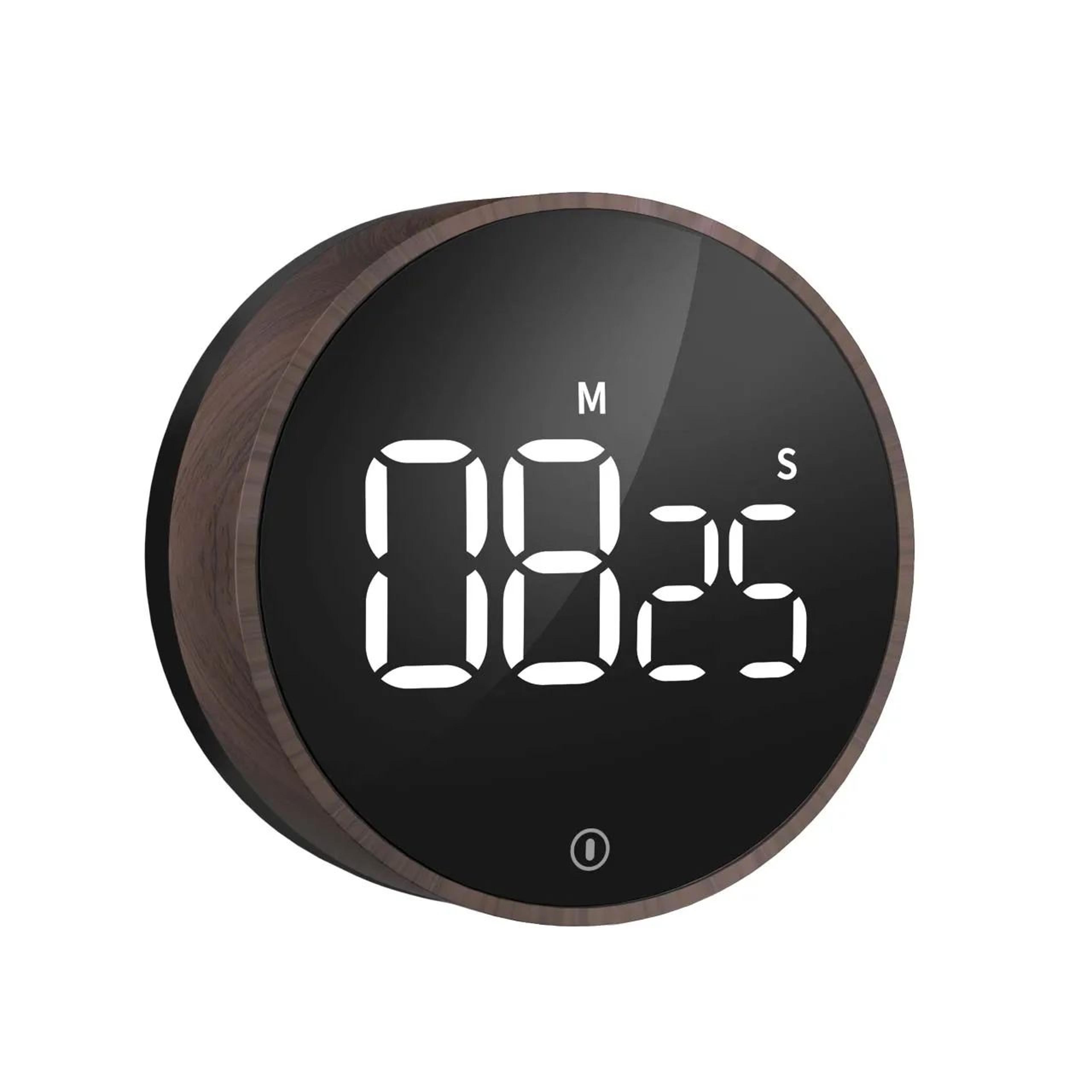 Digital Kitchen Timer  Magnetic Rotating Countdown Egg Timer With Large Display  Adjustable Alarm F 7