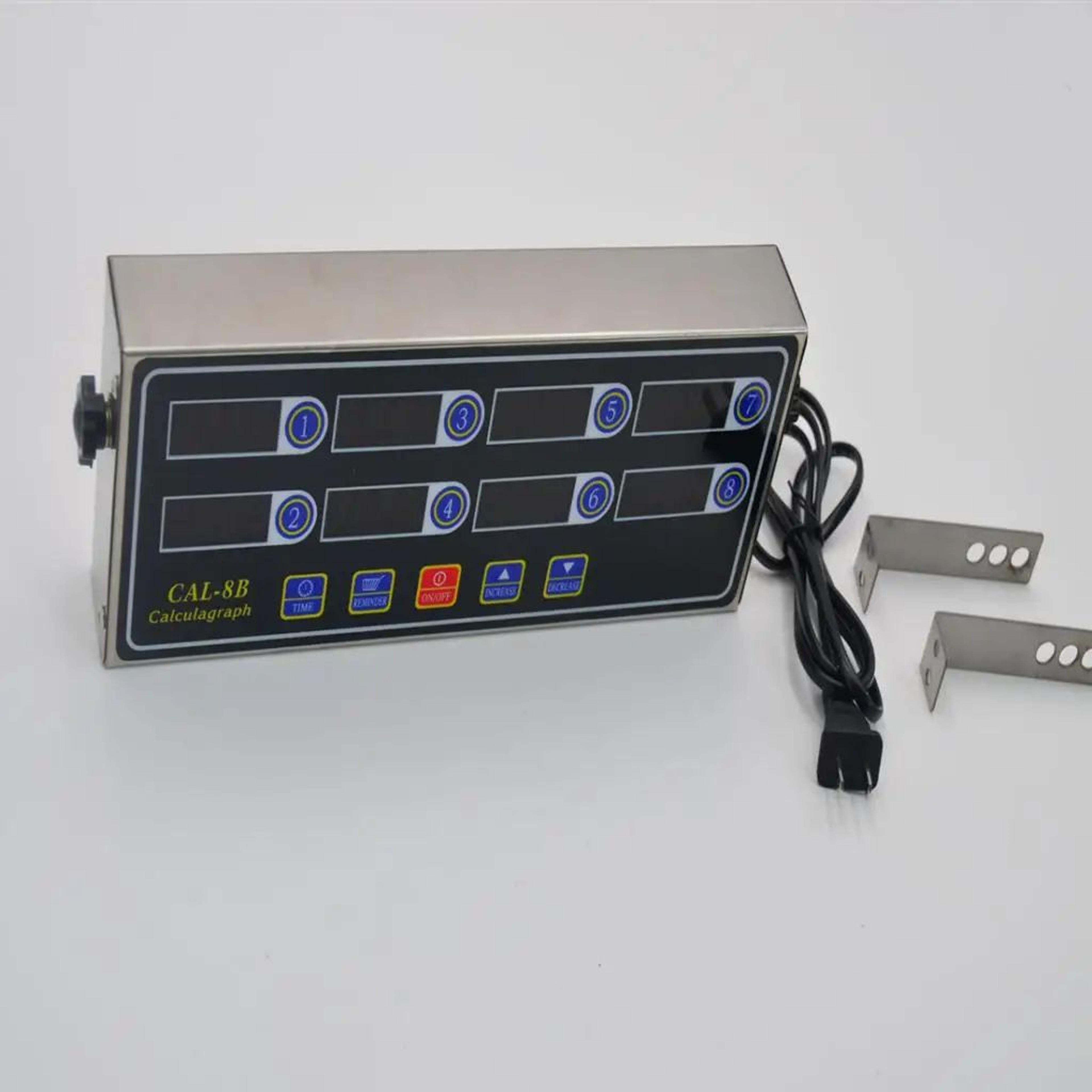 CAL8B 8 Channel Digital Kitchen Timer  Portable MultiMenu Calculagraph With Independent Touch Timin 2
