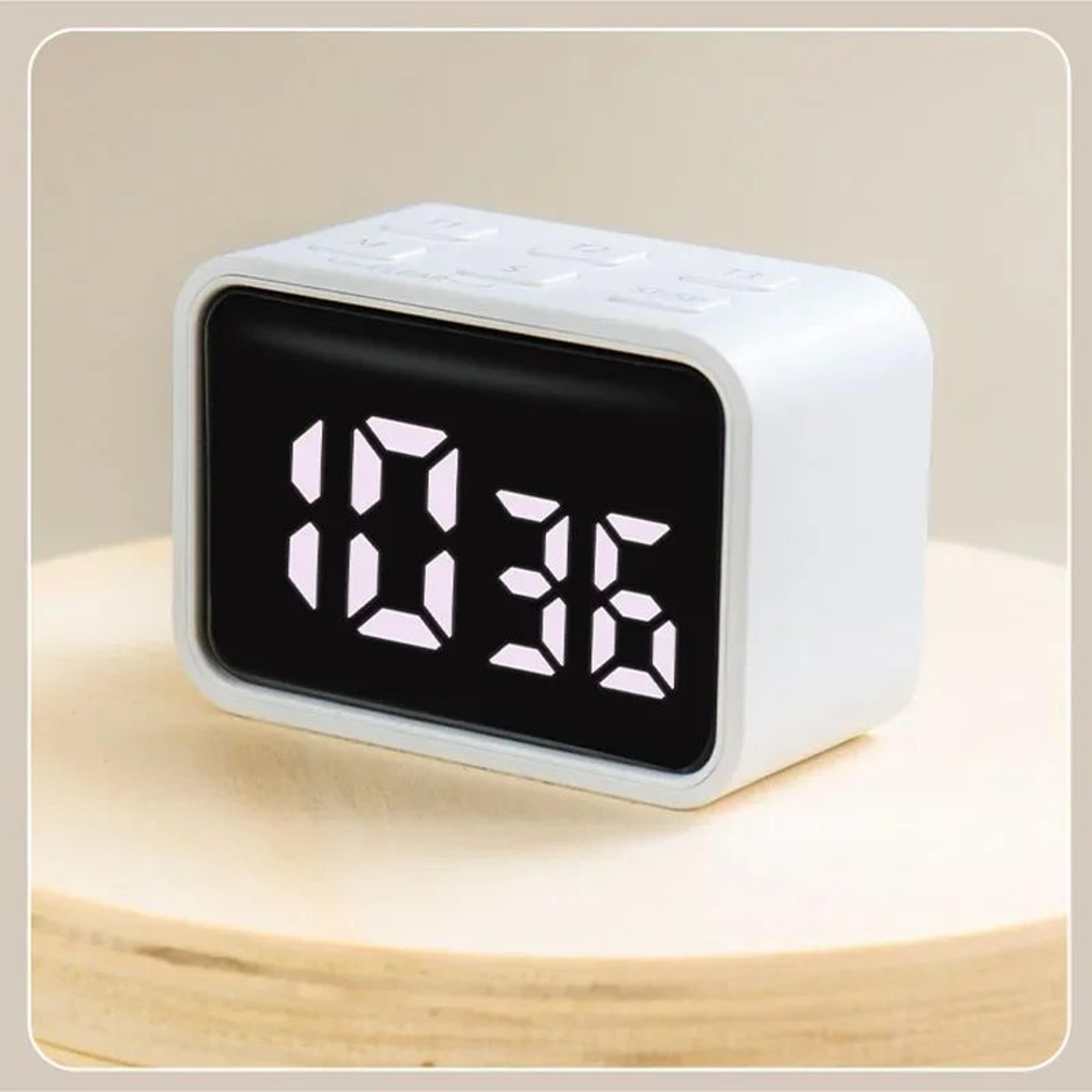 Rechargeable Mini Digital Kitchen Timer  LED Visual Countdown Alarm With 3 Preset Times For Study C 8
