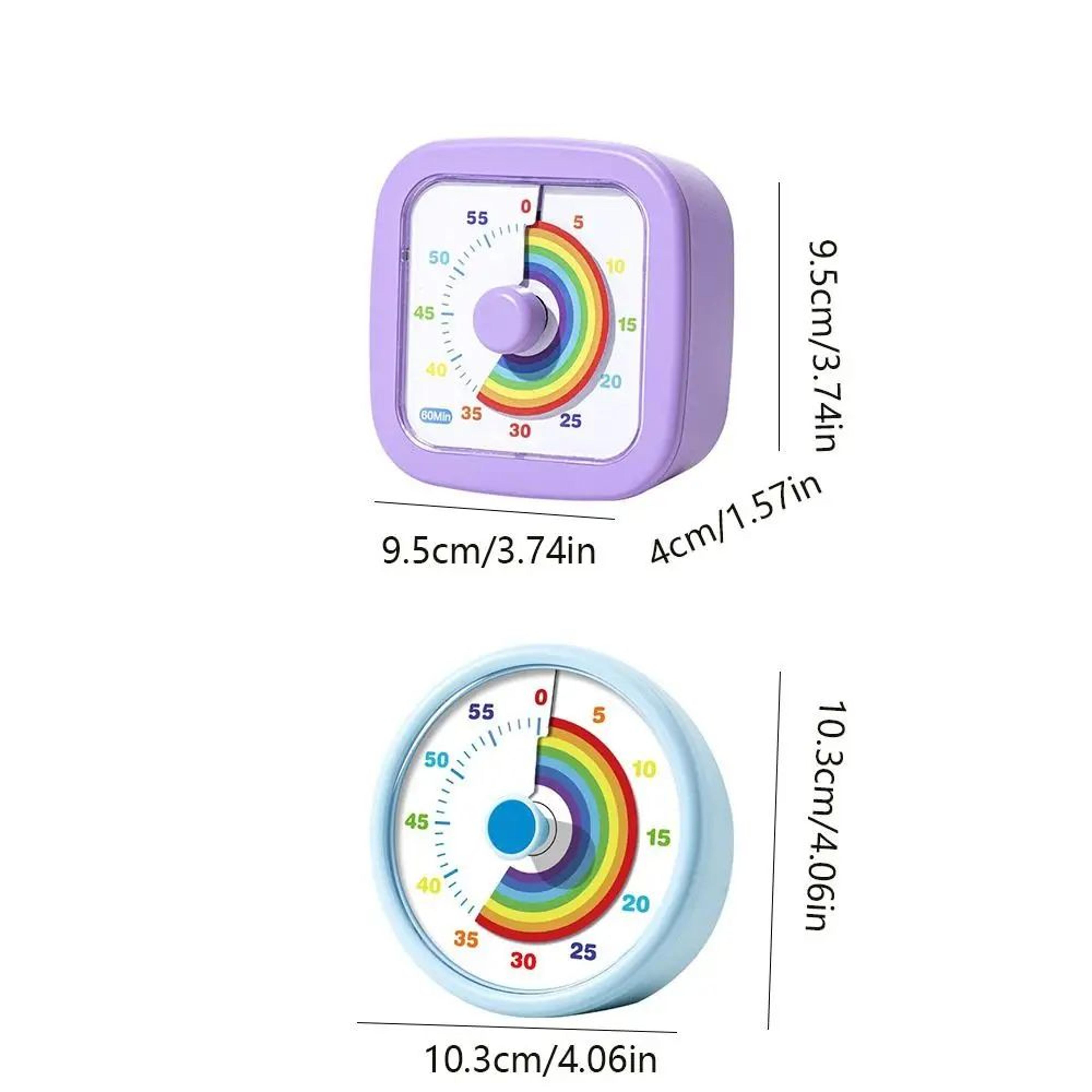 60 Minute Visual Timer  Ultra Silent Countdown Alarm Clock For Kids Adults Kitchen Study School  Pr 5