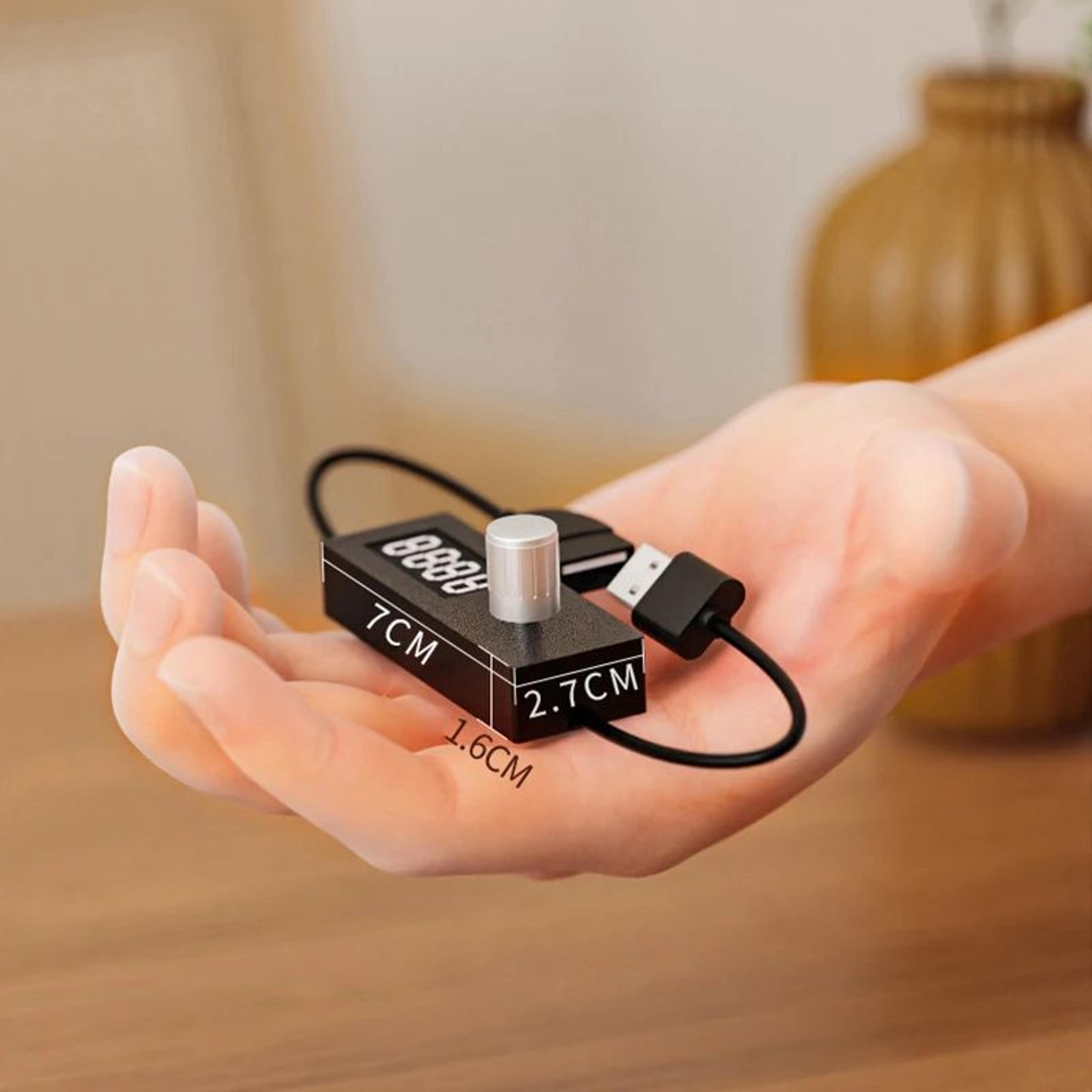 24H Automatic Shutdown Timer  Digital USB Countdown Switch Cable With Adjustable Knob For Home Offi 5