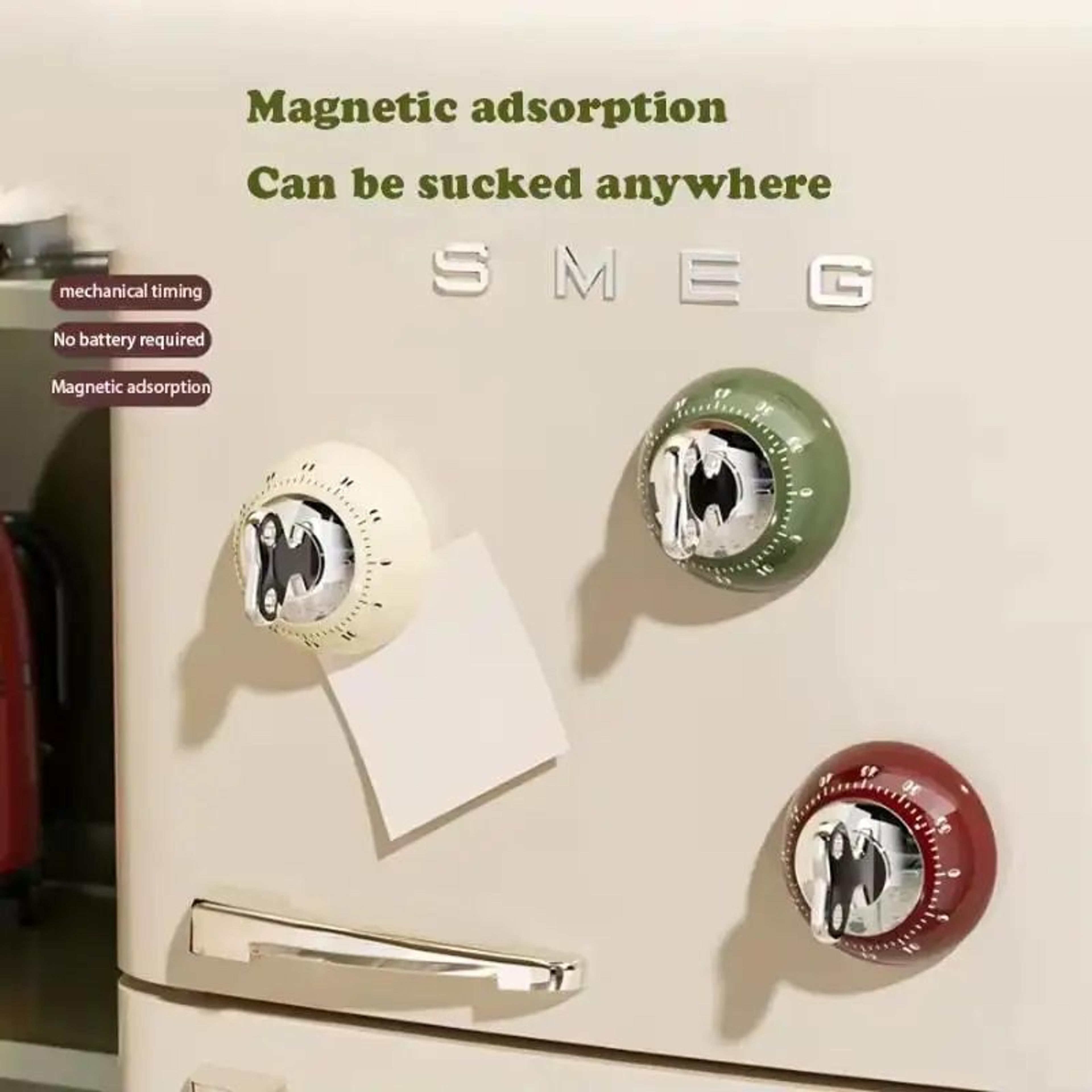 60 Minute Magnetic Countdown Timer  Easy Dial Visual Alarm For Kitchen Cooking Kids Study Office  T 1