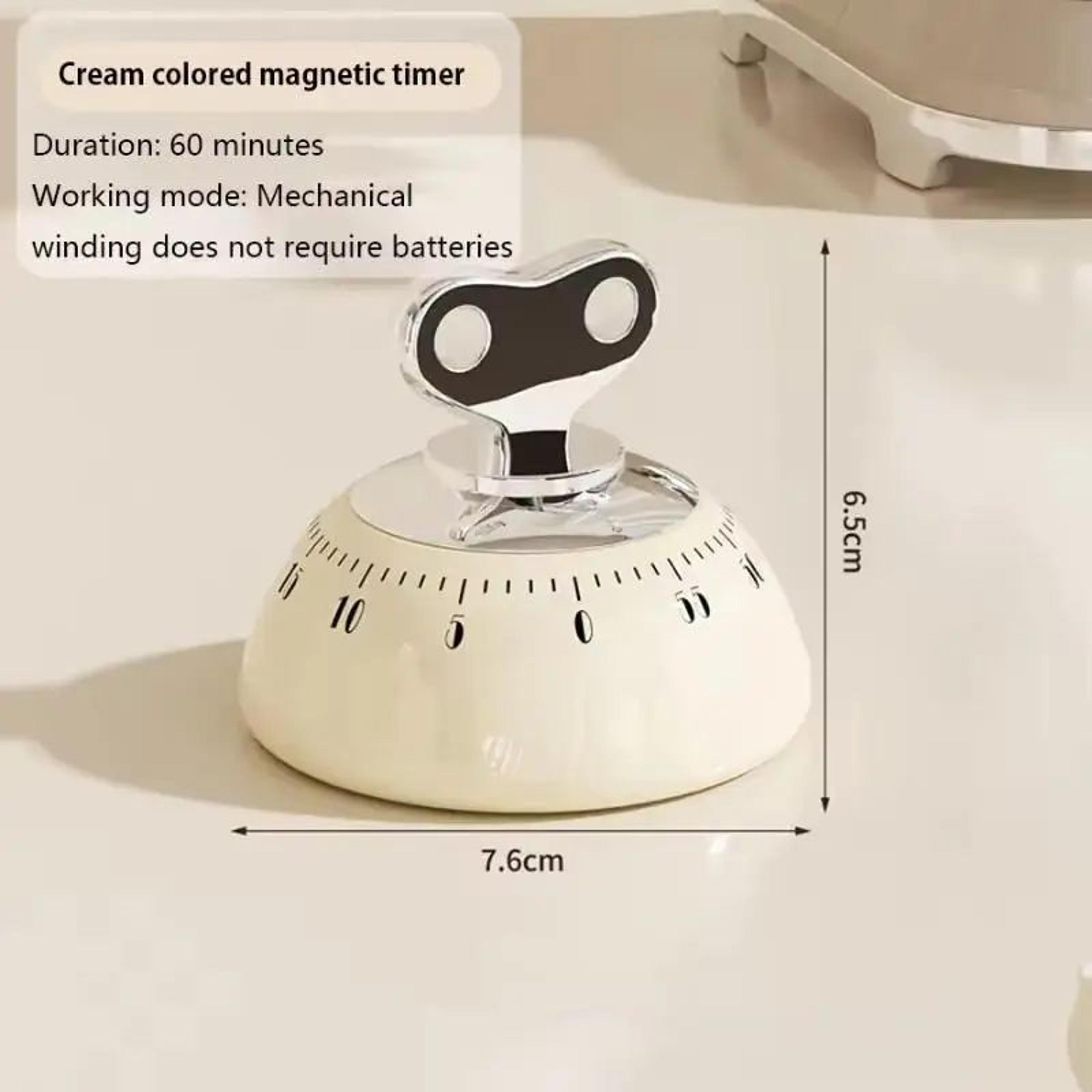 60 Minute Magnetic Countdown Timer  Easy Dial Visual Alarm For Kitchen Cooking Kids Study Office  T 8