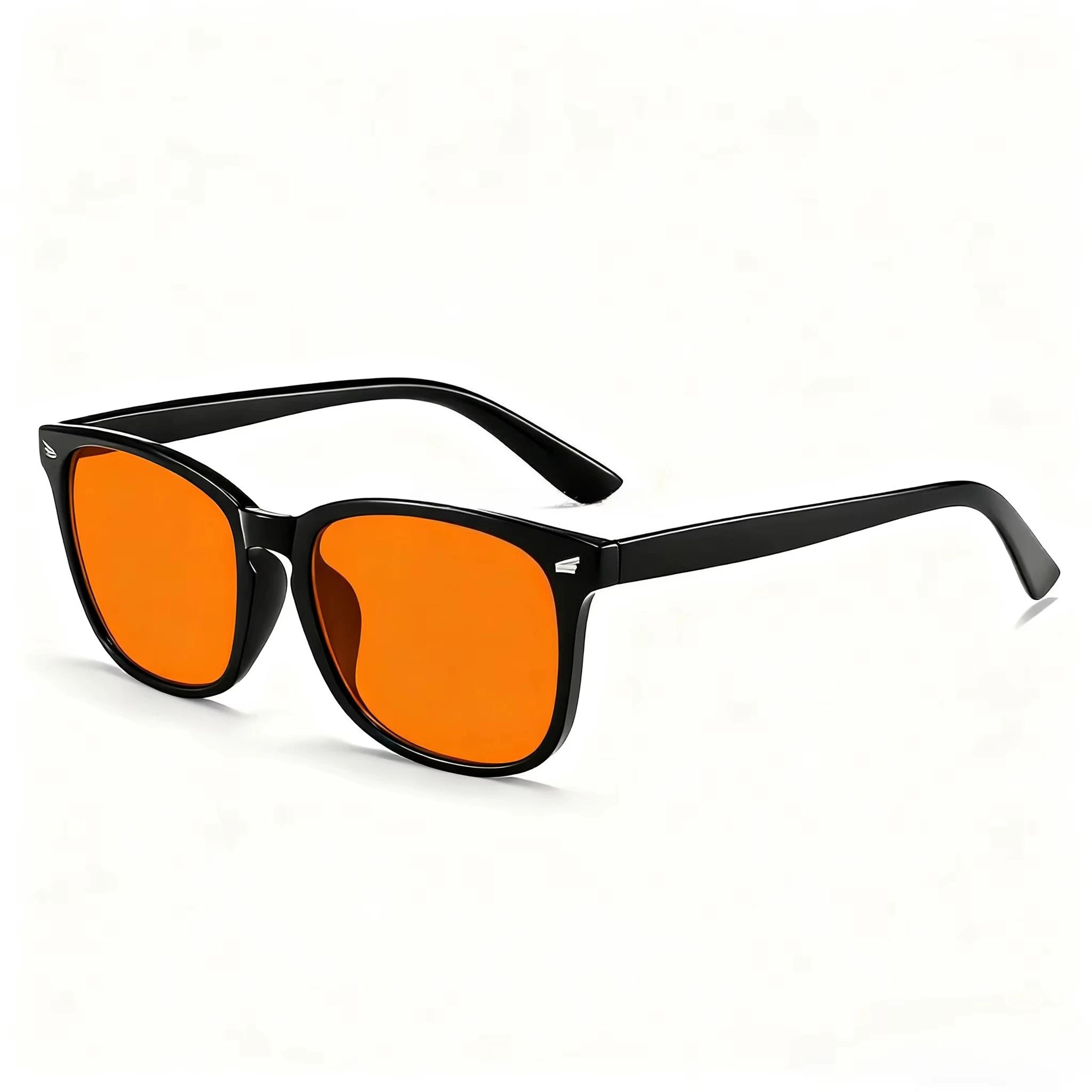 Blue Light Blocking Glasses  Red Lens Computer Gaming Eyewear For Reduced Eyestrain Screen Comfort  5