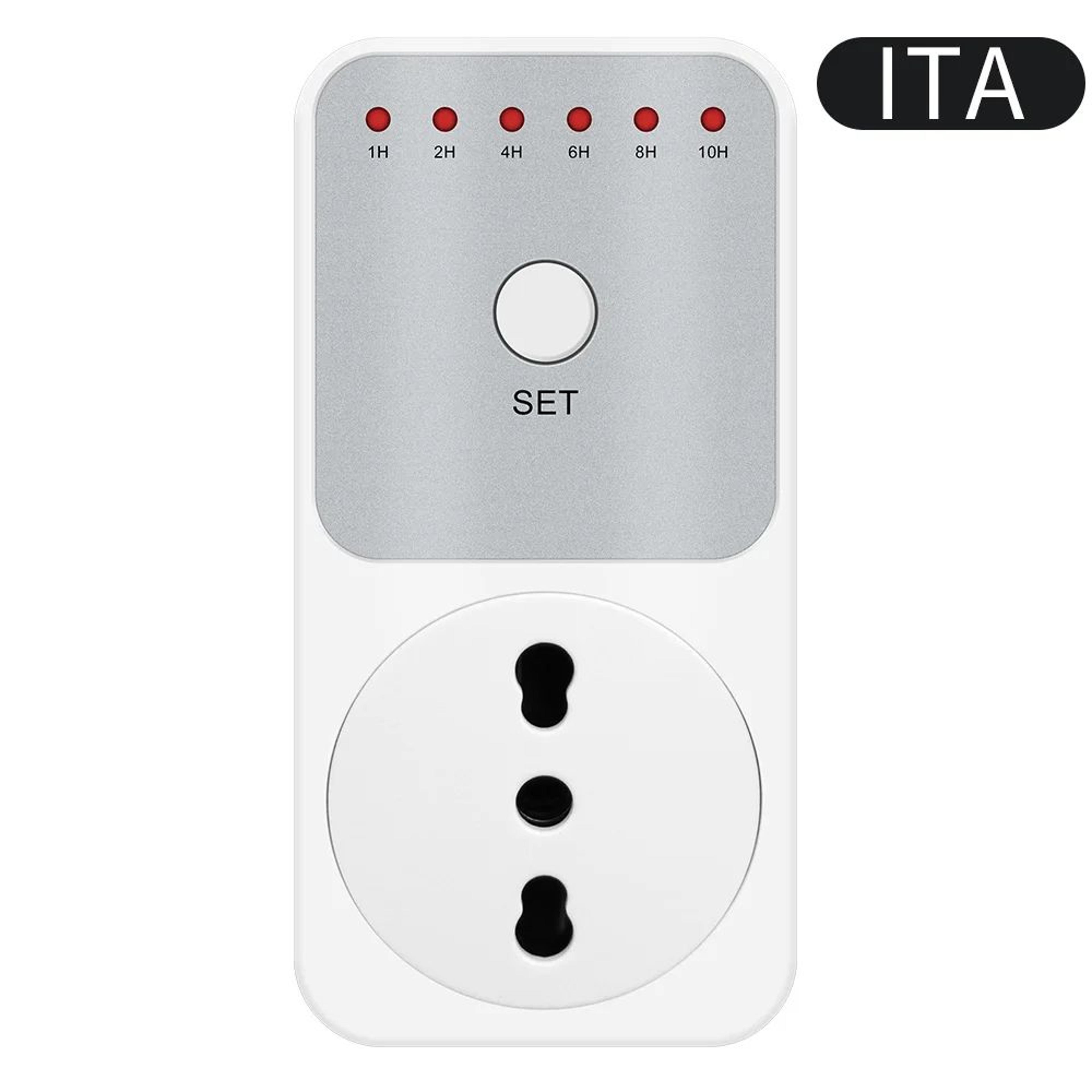 10Hr Countdown Timer Plug  Smart Electronic Power Control Socket With 6 Time Settings For Home Appl 10