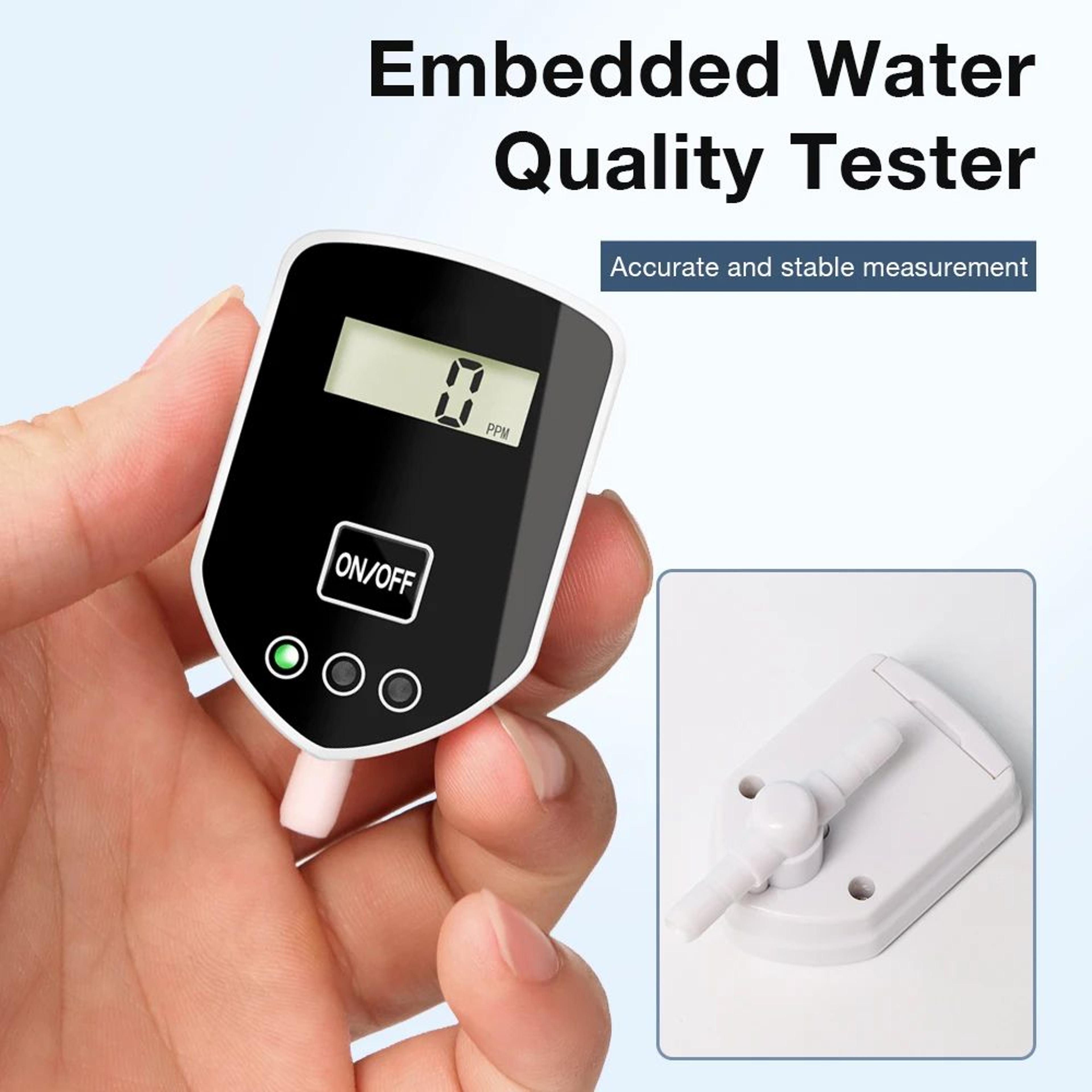 Digital Embedded TDS Water Quality Meter  RealTime 09990PPM Tester For Drinking Water Aquariums  Pu 4