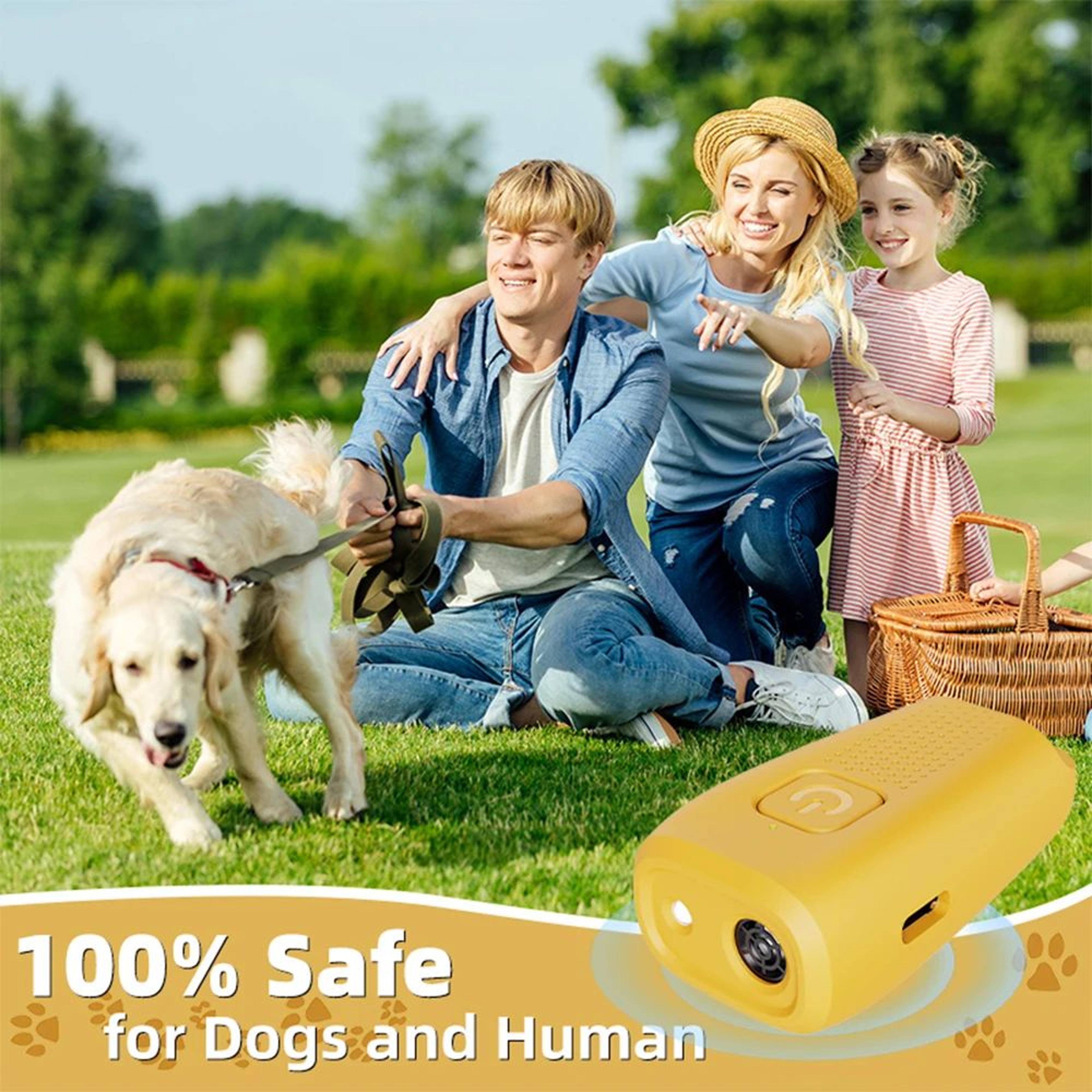 Rechargeable Ultrasonic Dog Trainer  Mini 40kHz Anti Barking Device With LED Flashlight For Small D 3