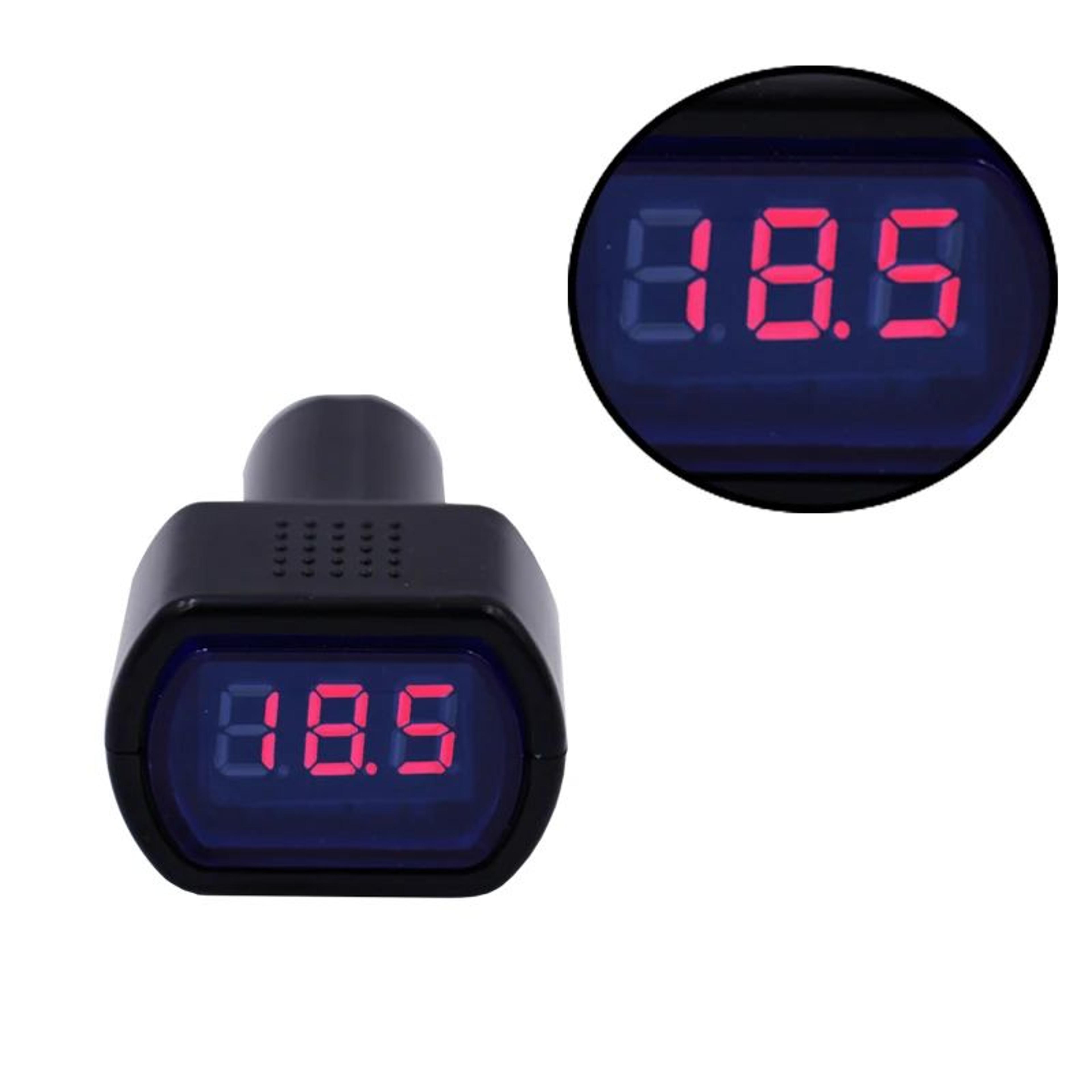 12V24V Digital Car Voltmeter  LED Cigarette Lighter Battery Voltage Meter Tester For Auto Vehicle P 1