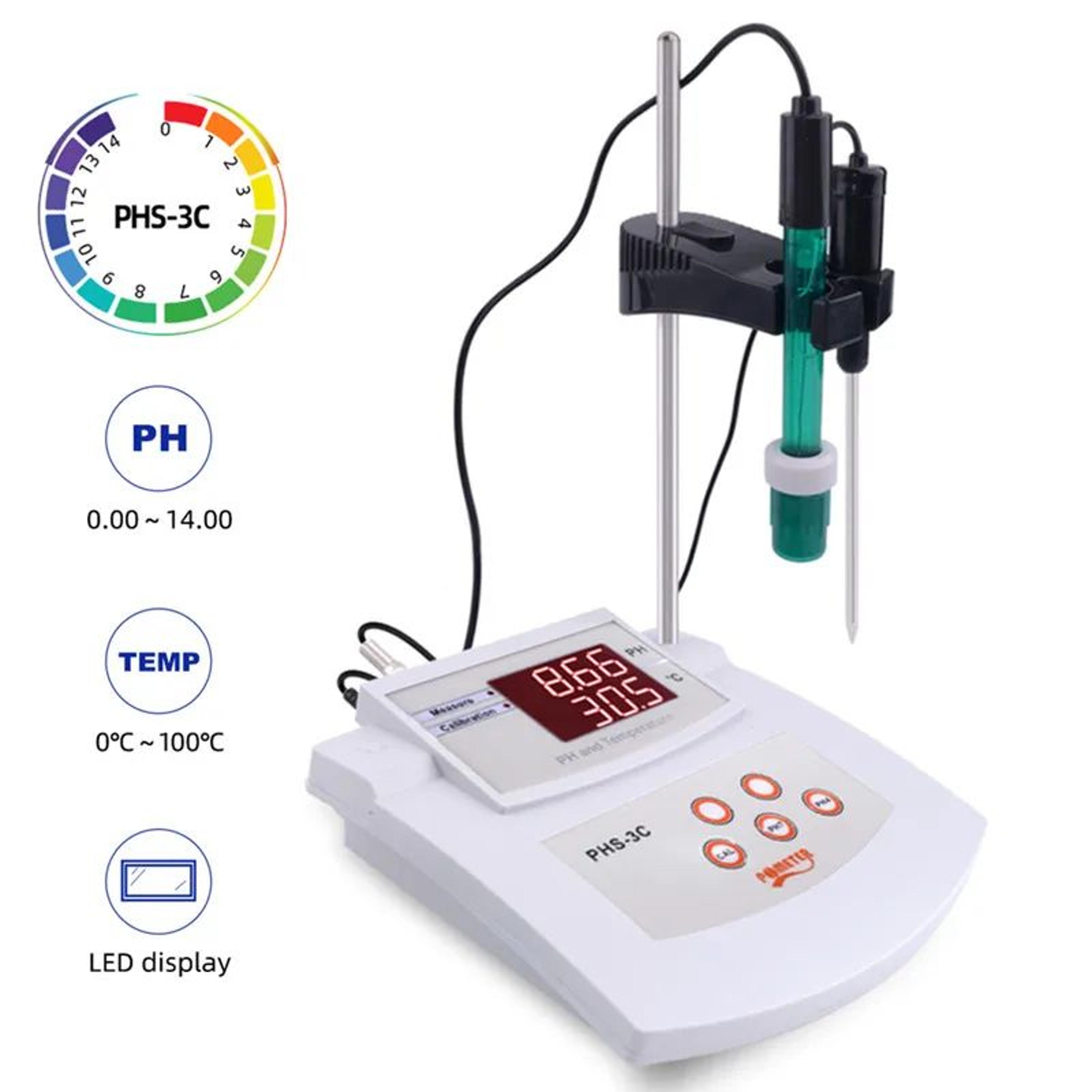 2in1 Digital PH  Temperature Meter  001 PH Desktop Water Quality Tester With Auto Calibration  EU P 4